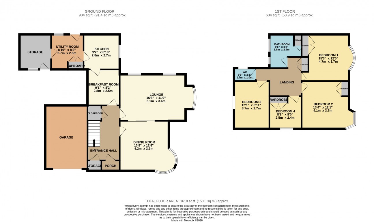 Floorplan — Denleigh, Ballafurt Road, Port Erin, Isle of Man, IM9 6HP.