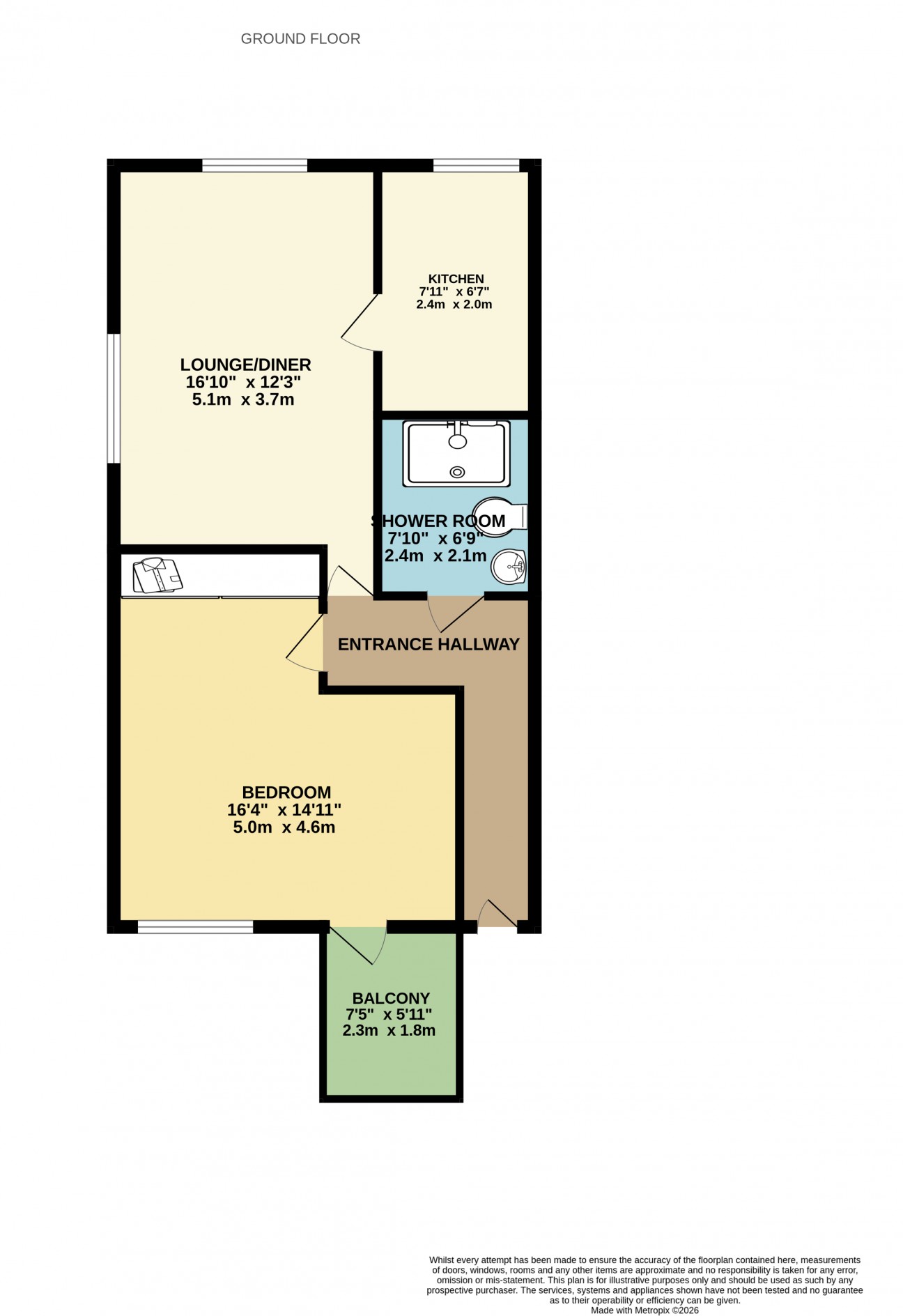 Floorplan — 48, Saddle Mews, Isle of Man, IM2 1HS, Douglas.