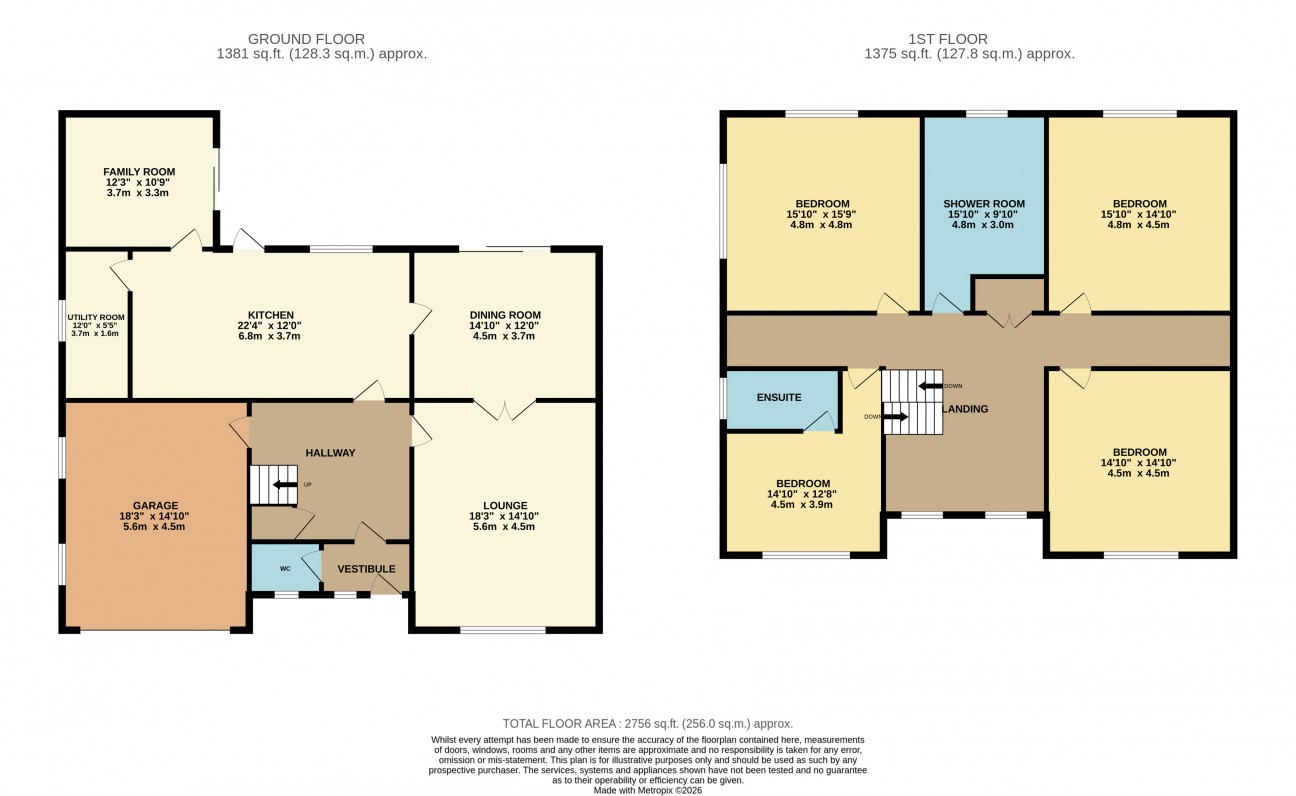 Floorplan — 7, The Meadows, Douglas, IM2 1NQ.
