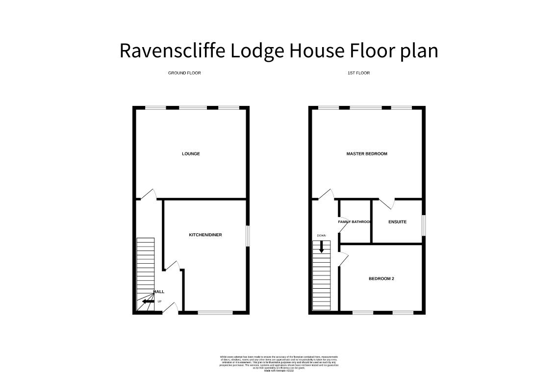 Floorplan — Ravenscliffe, Fort Anne Road, Douglas IM1 5BN. — Plan 2 of 2