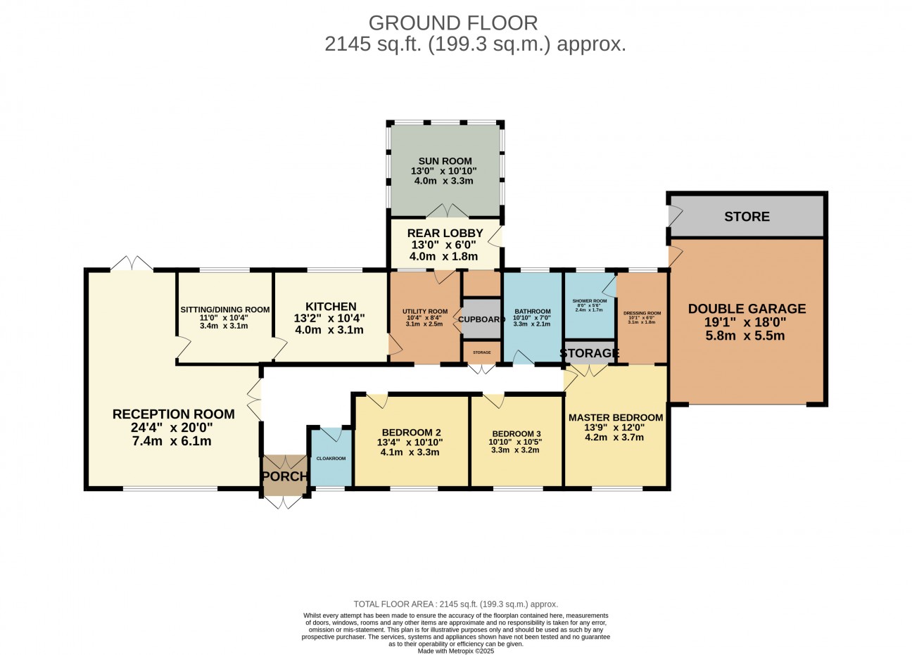 Floorplan — 2, Clifton Drive, Ramsey, IM8 3ND.