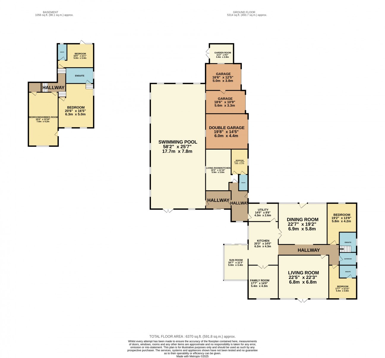Floorplan — Ballanoa, Andreas Road, Ramsey, IM7 4EE.