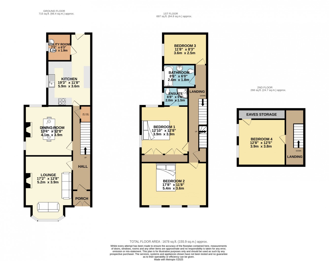 Floorplan — 29, Albany Road, Douglas, Isle of Man, IM2 3NF.