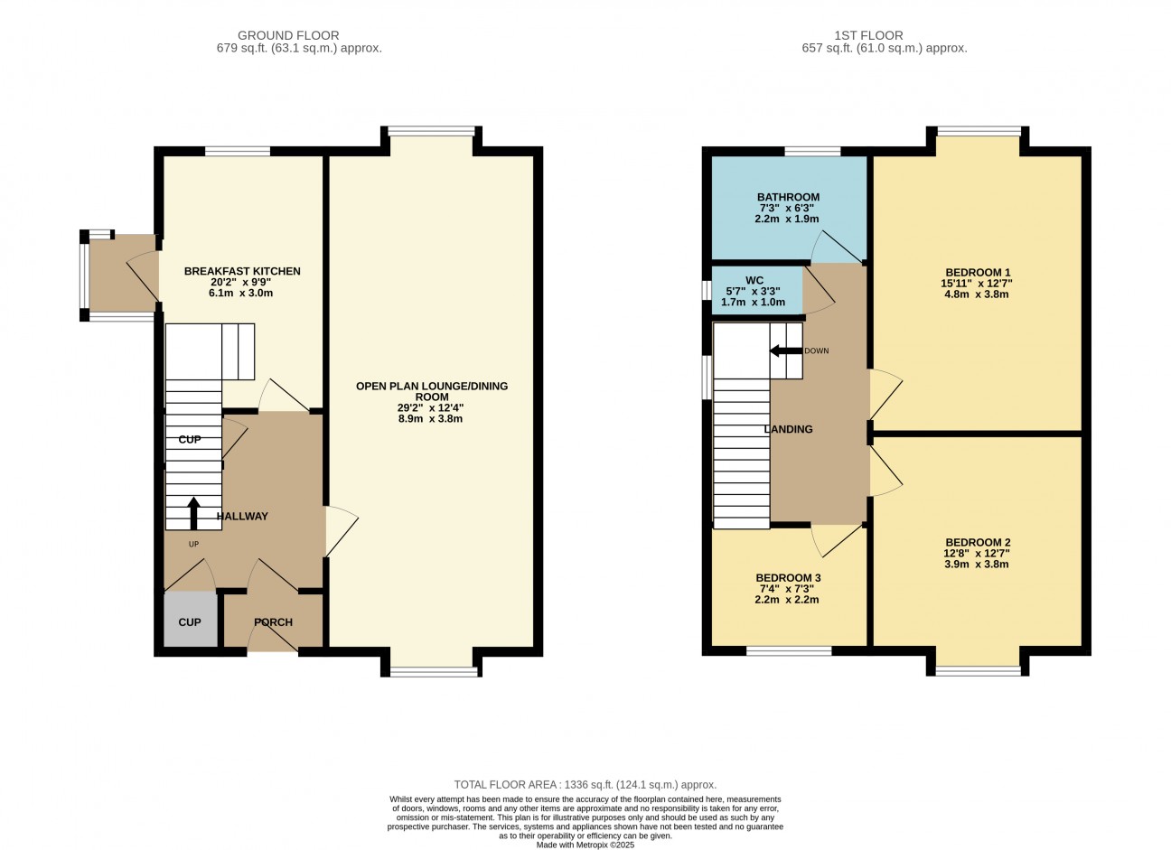 Floorplan — 54, Westbourne Drive, Douglas, IM1 4BA.
