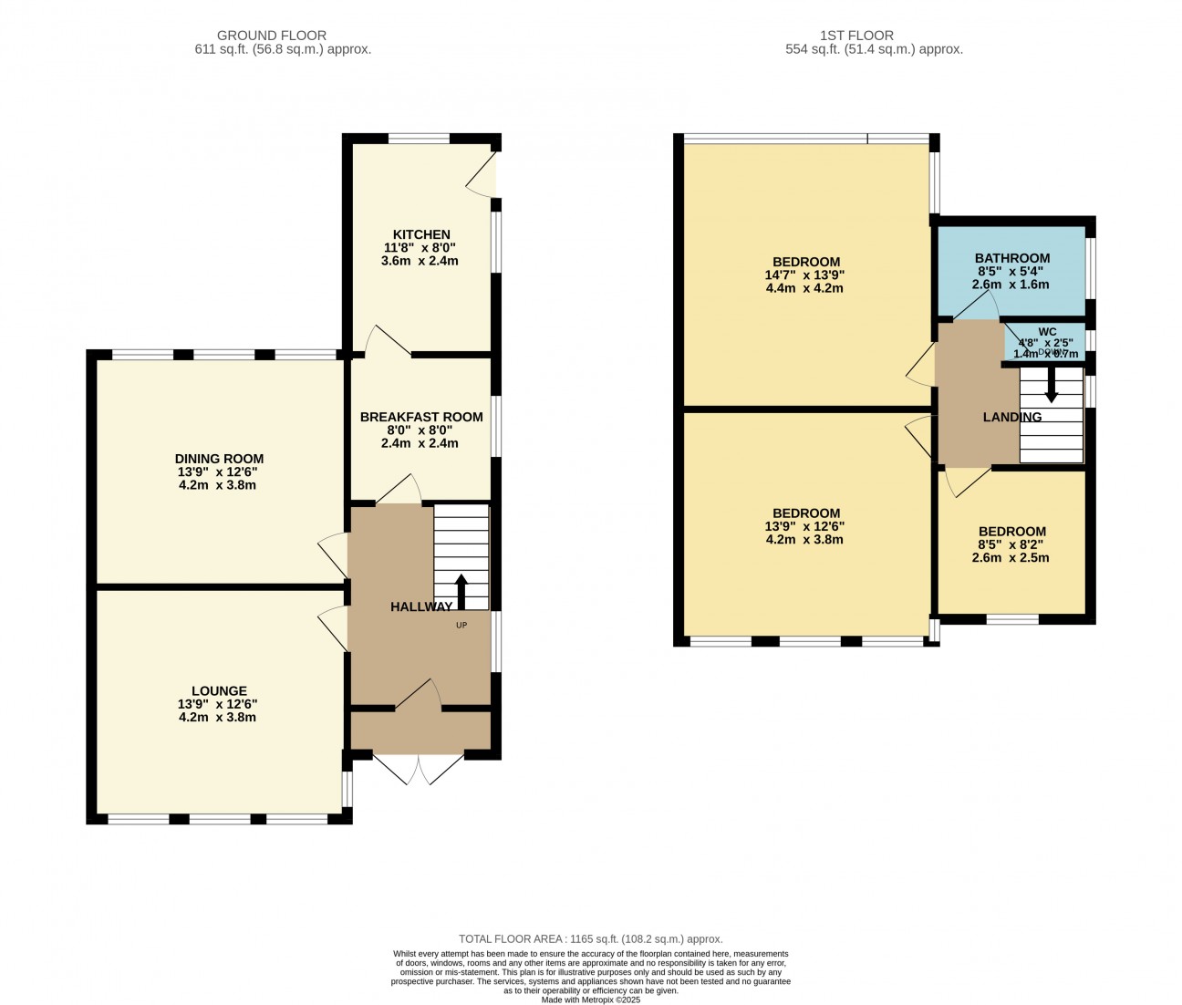 Floorplan — 16, St Catherines Drive, Douglas, IM1 4BQ.