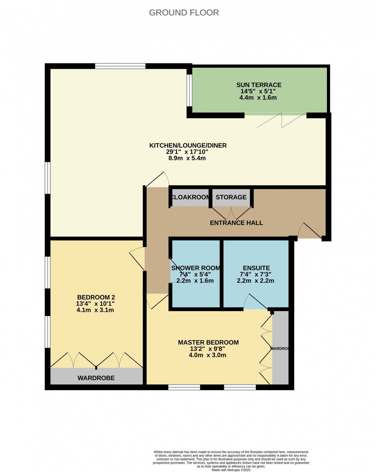 Floorplan — Flat 8, Highgrove Mansions, Switzerland Road, Isle of Man, IM2 4NG, Douglas.