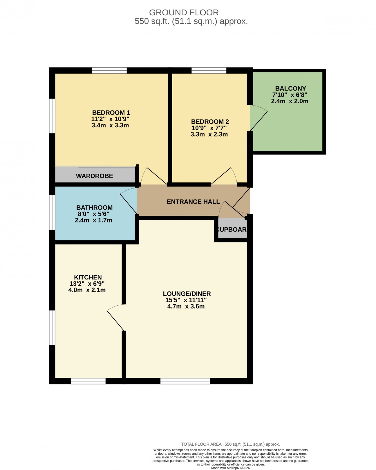 Floorplan — 108, Saddle Mews, Isle of Man, IM2 1HU, Douglas.