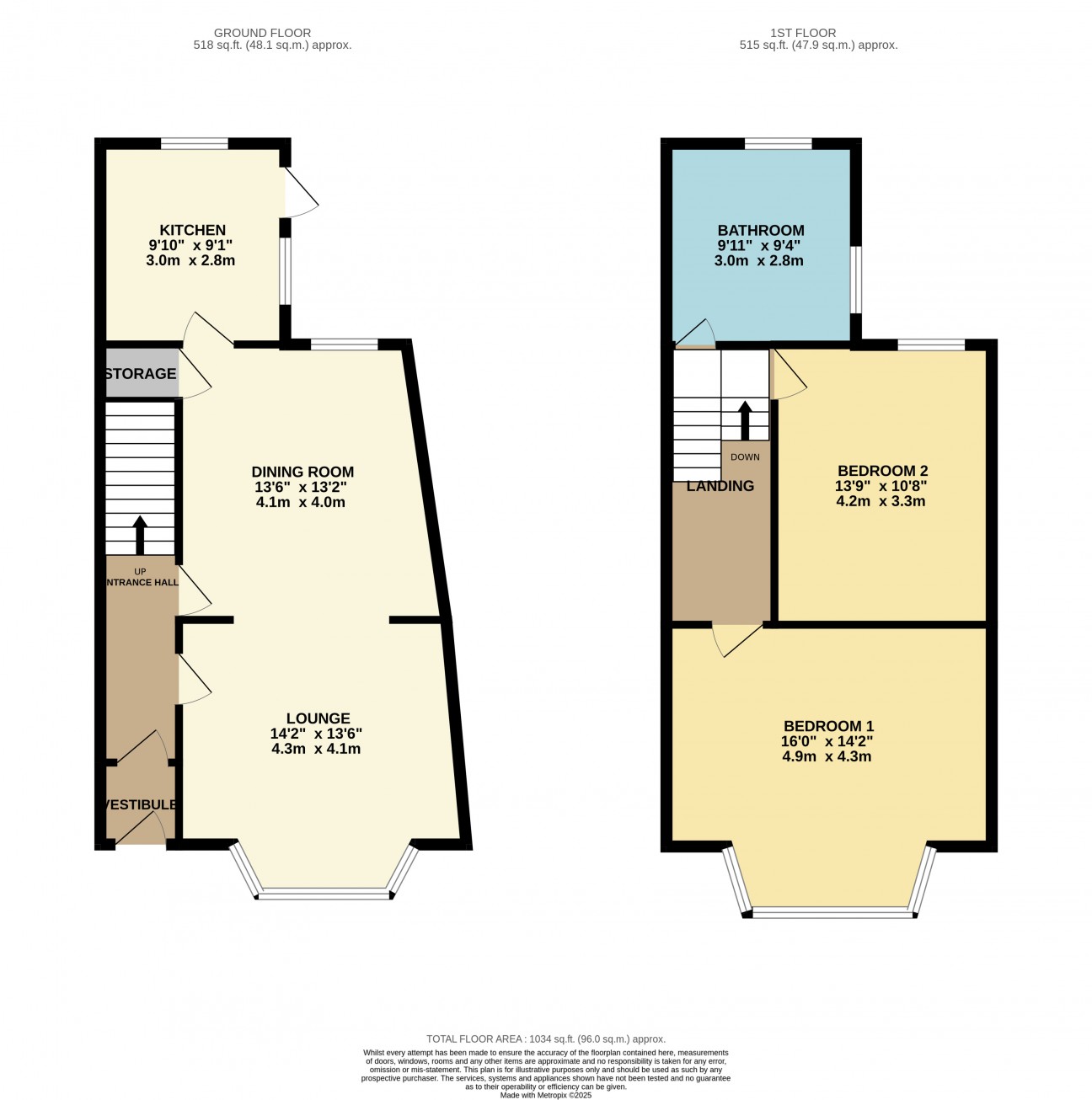 Floorplan — 2, Hildesley Road, Isle of Man, IM2 5AZ, Douglas.