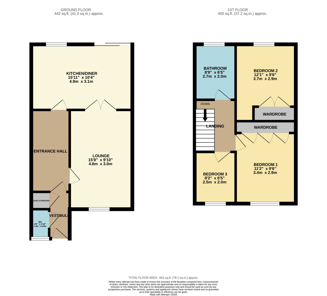 Floorplan — 33, Y Vaarney Yiarg, Castletown, Isle of Man, IM9 1HZ.