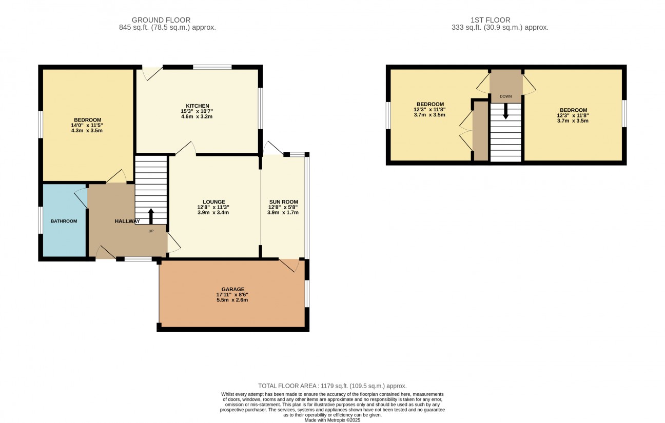 Floorplan — 3, Mount View Close, Onchan, IM3 4BR.