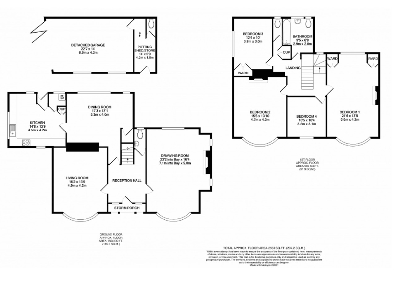 Floorplan — Cherrihurst, Princes Road, Douglas, Isle of Man, IM2 4HY.