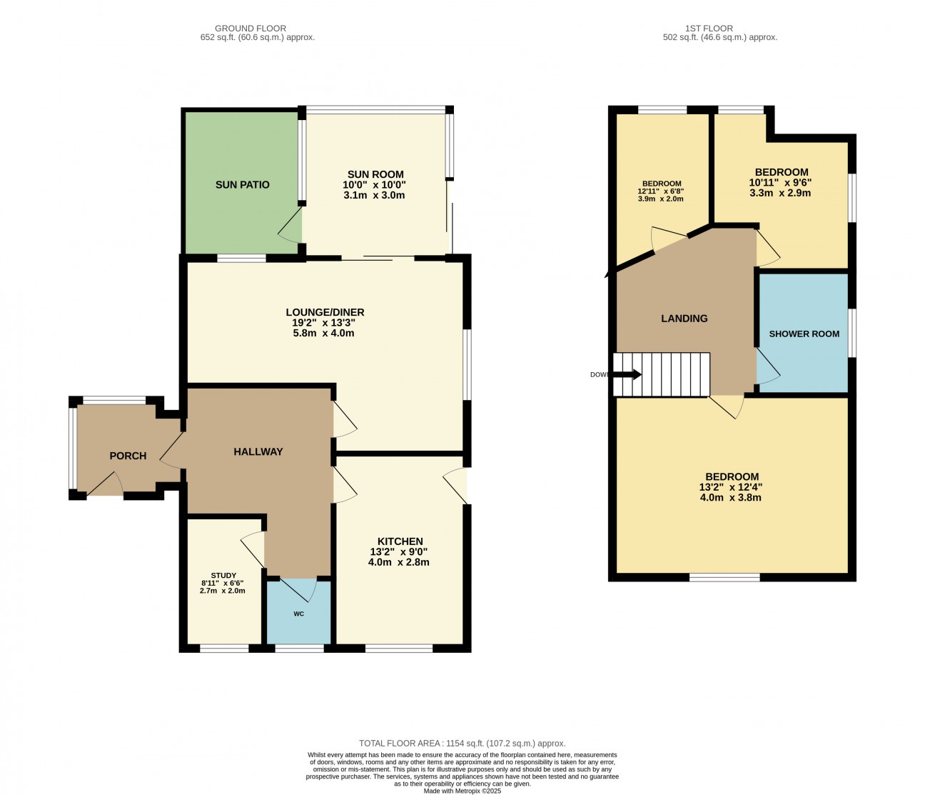Floorplan — 8, Hilltop View, Douglas, IM2 2LA.