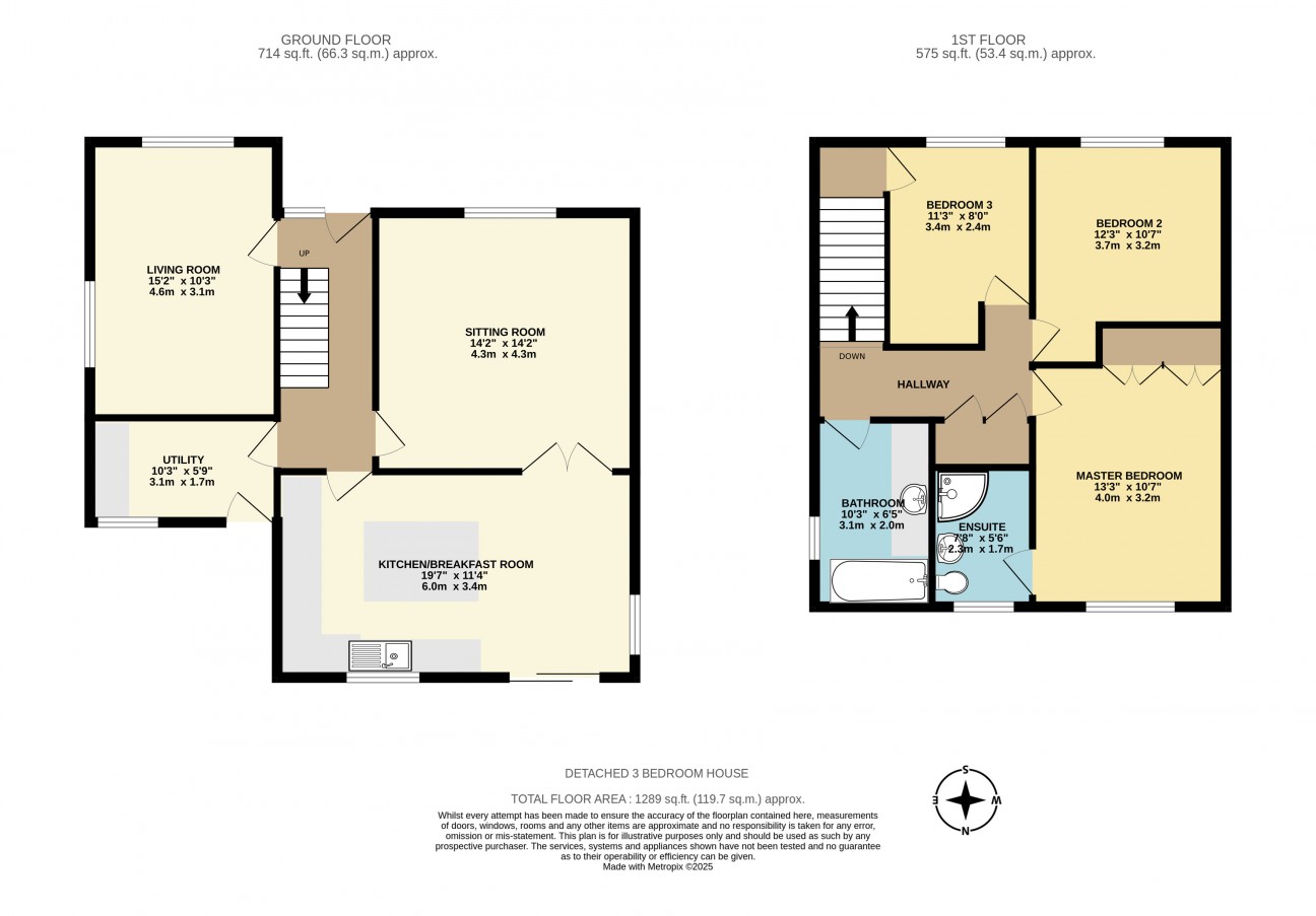 Floorplan — 16, Park Close, Glen Vine, Isle of Man, IM4 4HB.