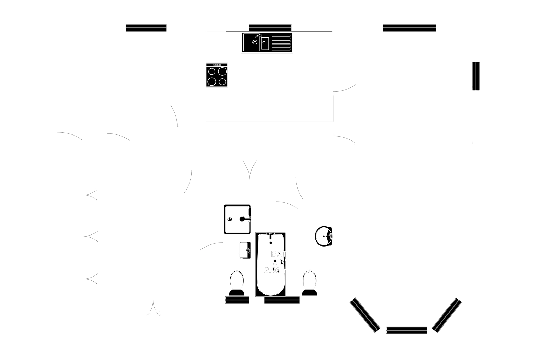 Floorplan — 6 Falcon Cliff Place, Douglas.