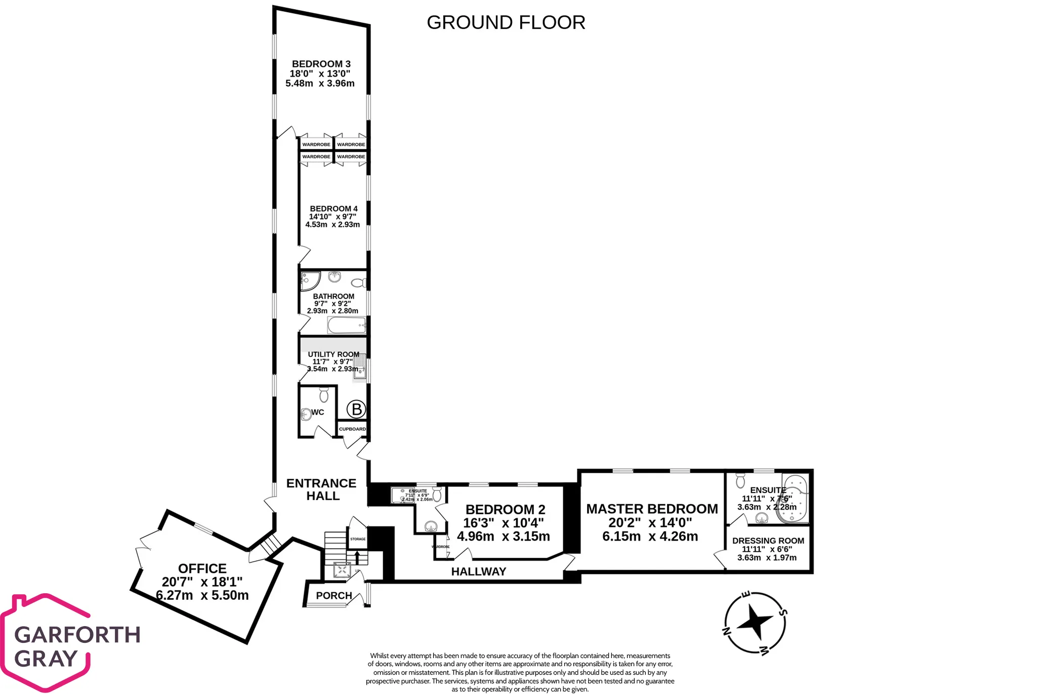 Floorplan — Ballamoar Coach House, Ramsey Road, Laxey. — Plan 3 of 3