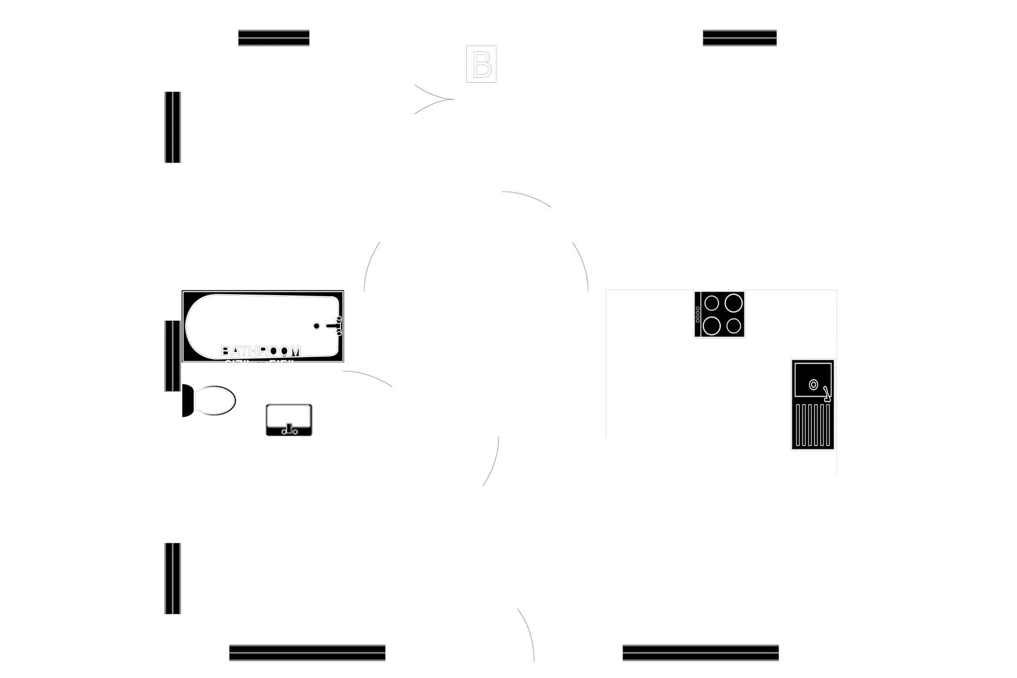 Floorplan — 1 Stanley Court, Second Avenue, Onchan.