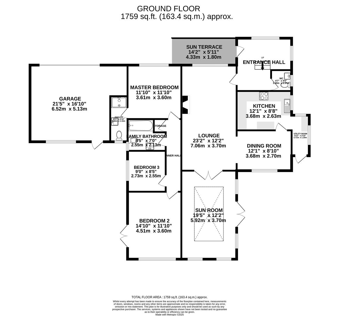 Floorplan — 41 Howe Road, Onchan.