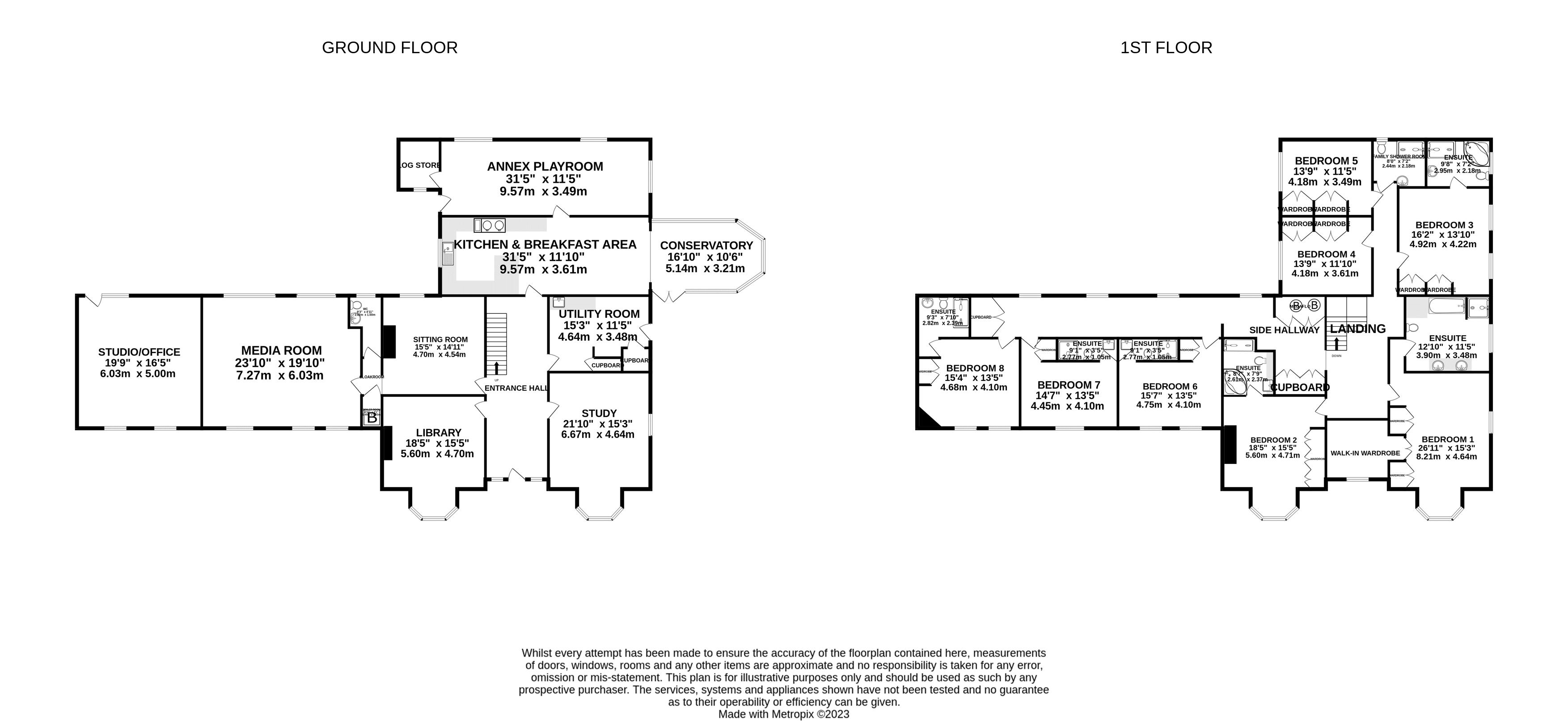 Floorplan — Ballacain Little Mill Road, Onchan IM4 5BE.