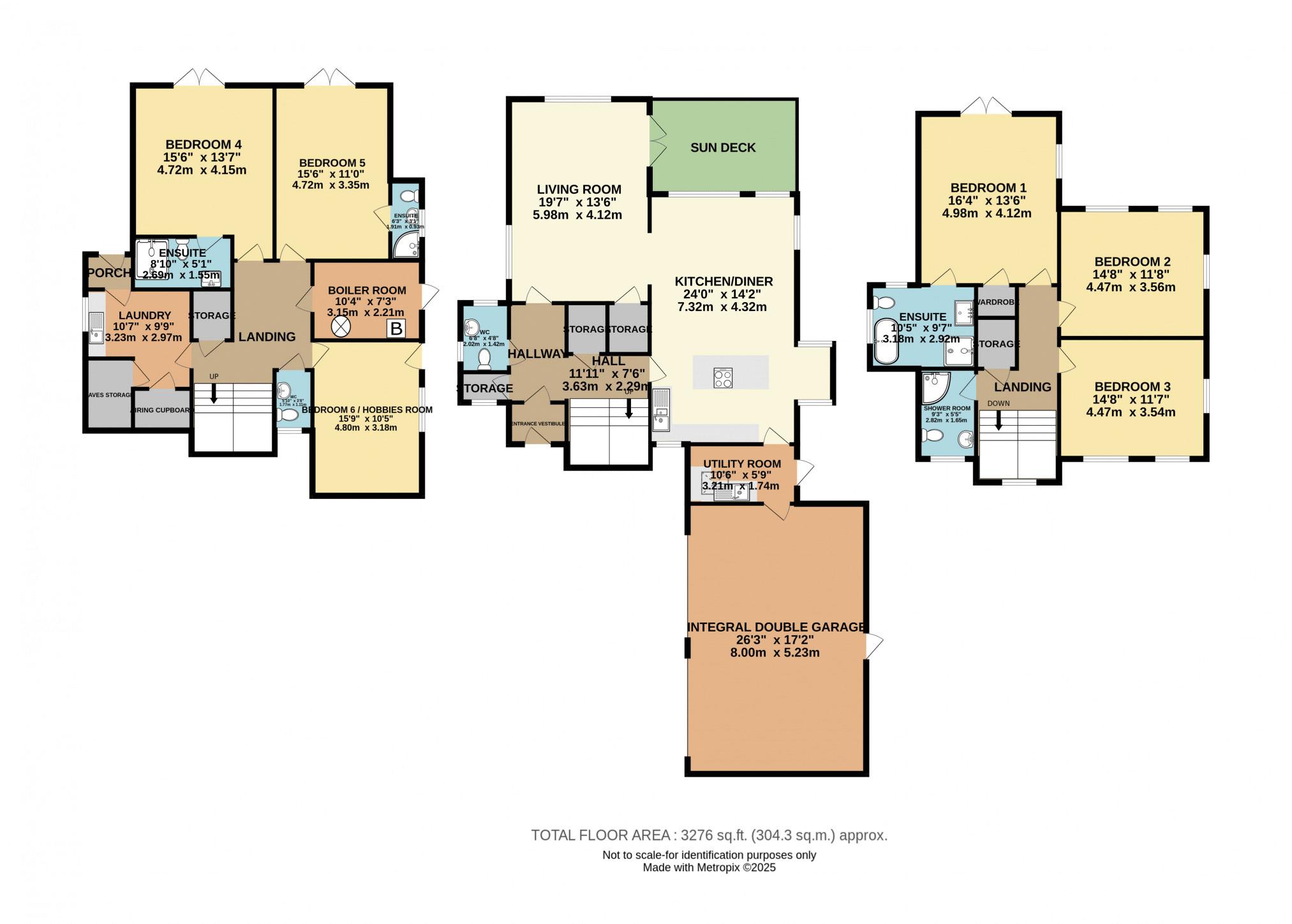 Floorplan — Arlington Lodge, Strathallan Road, Onchan IM3 1NN.