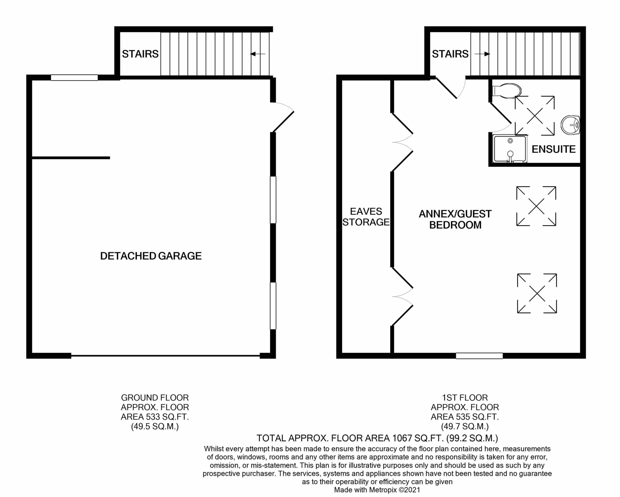 Floorplan — Tramman, 5 Beach Road, Port St Mary. — Plan 2 of 2
