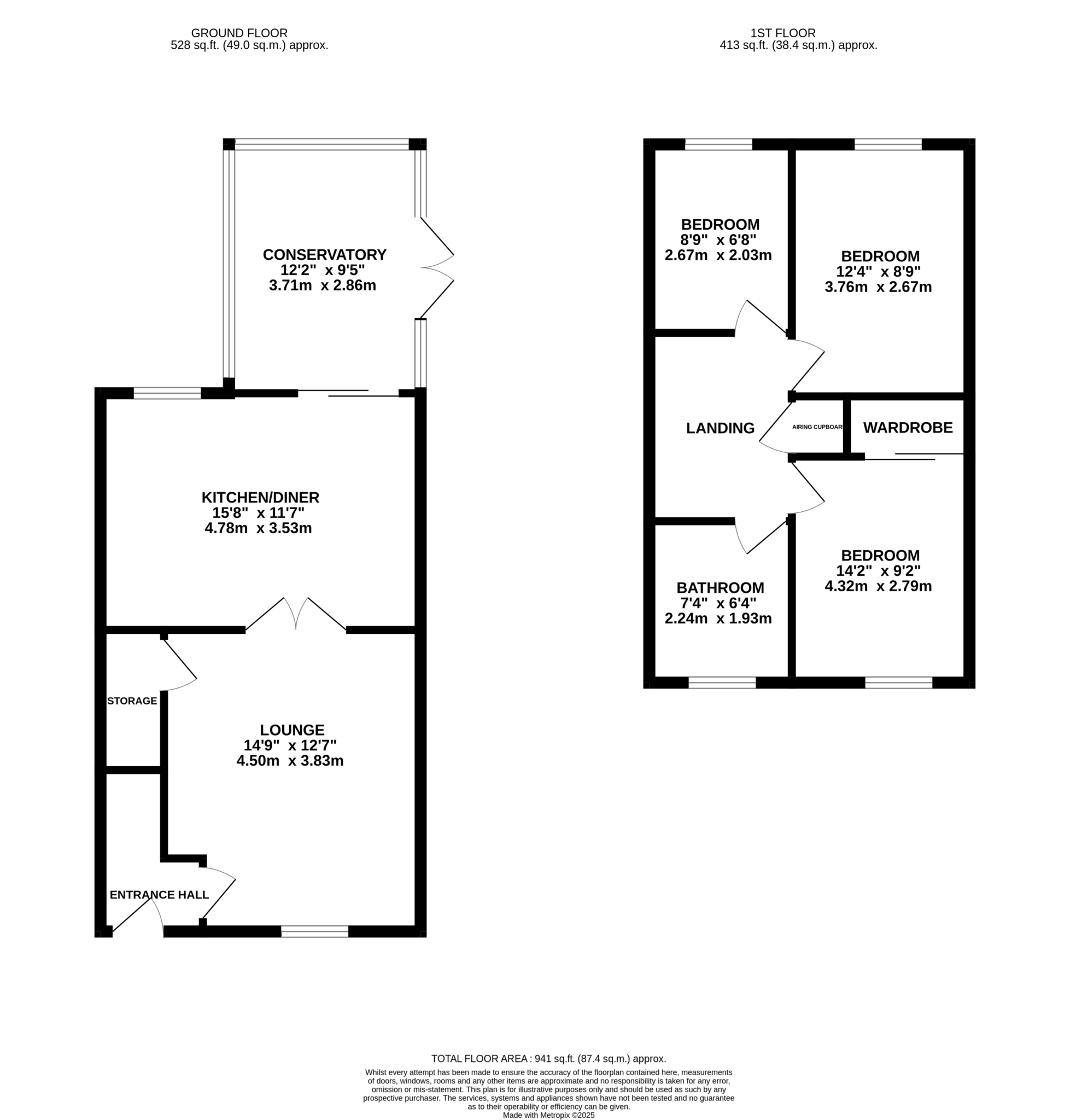 Floorplan — 15 Oak Road, Peel.