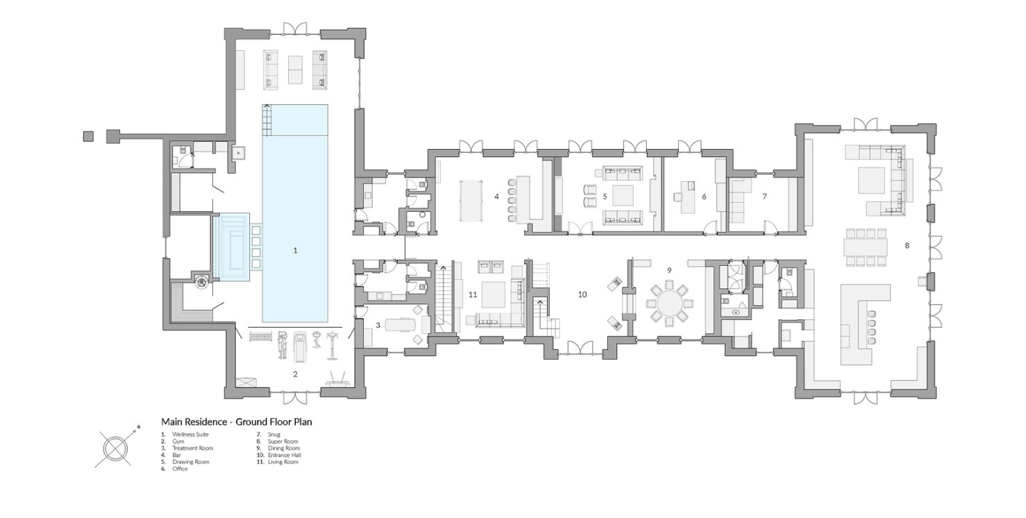 Floorplan — The Meadows, Tromode Road, Douglas.
