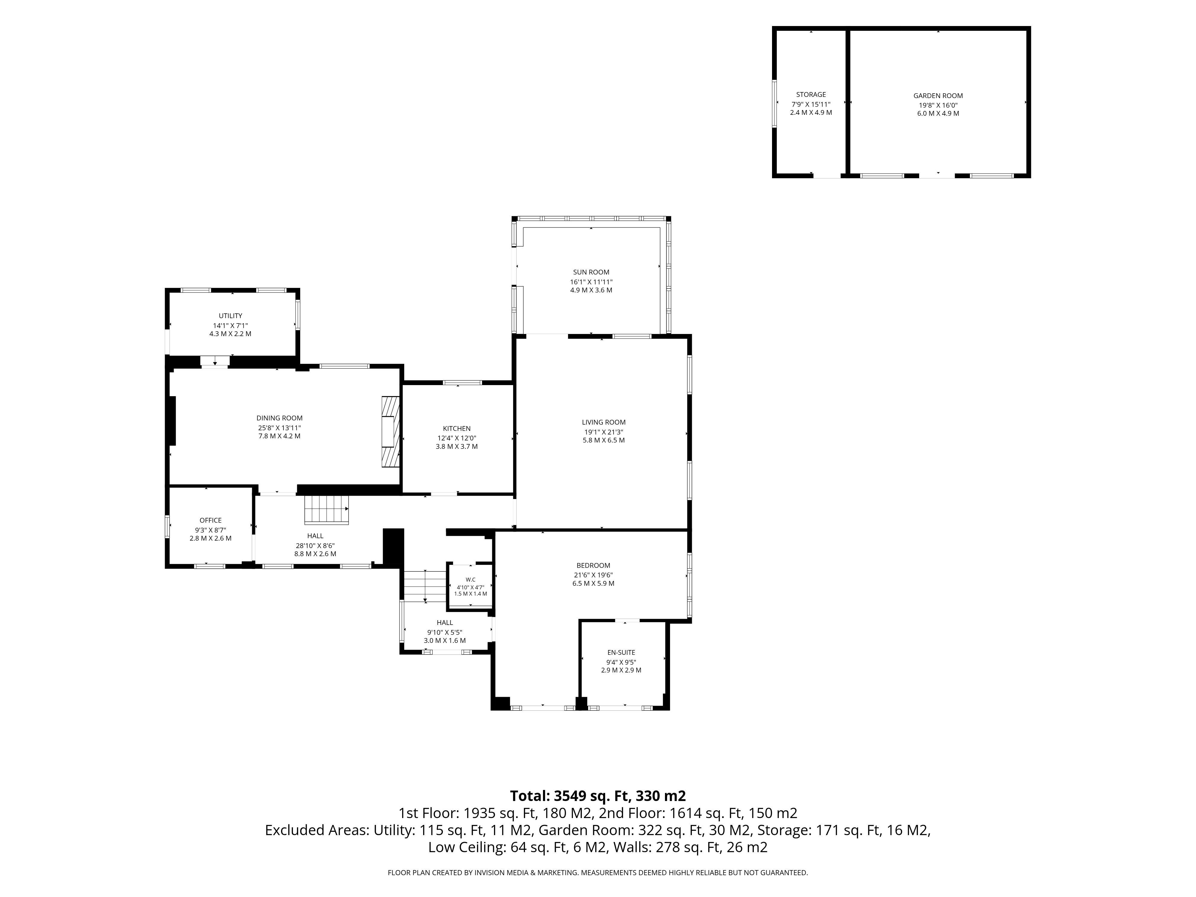 Floorplan — Old Clarum House, Ballaragh Road, Laxey IM4 7PL.