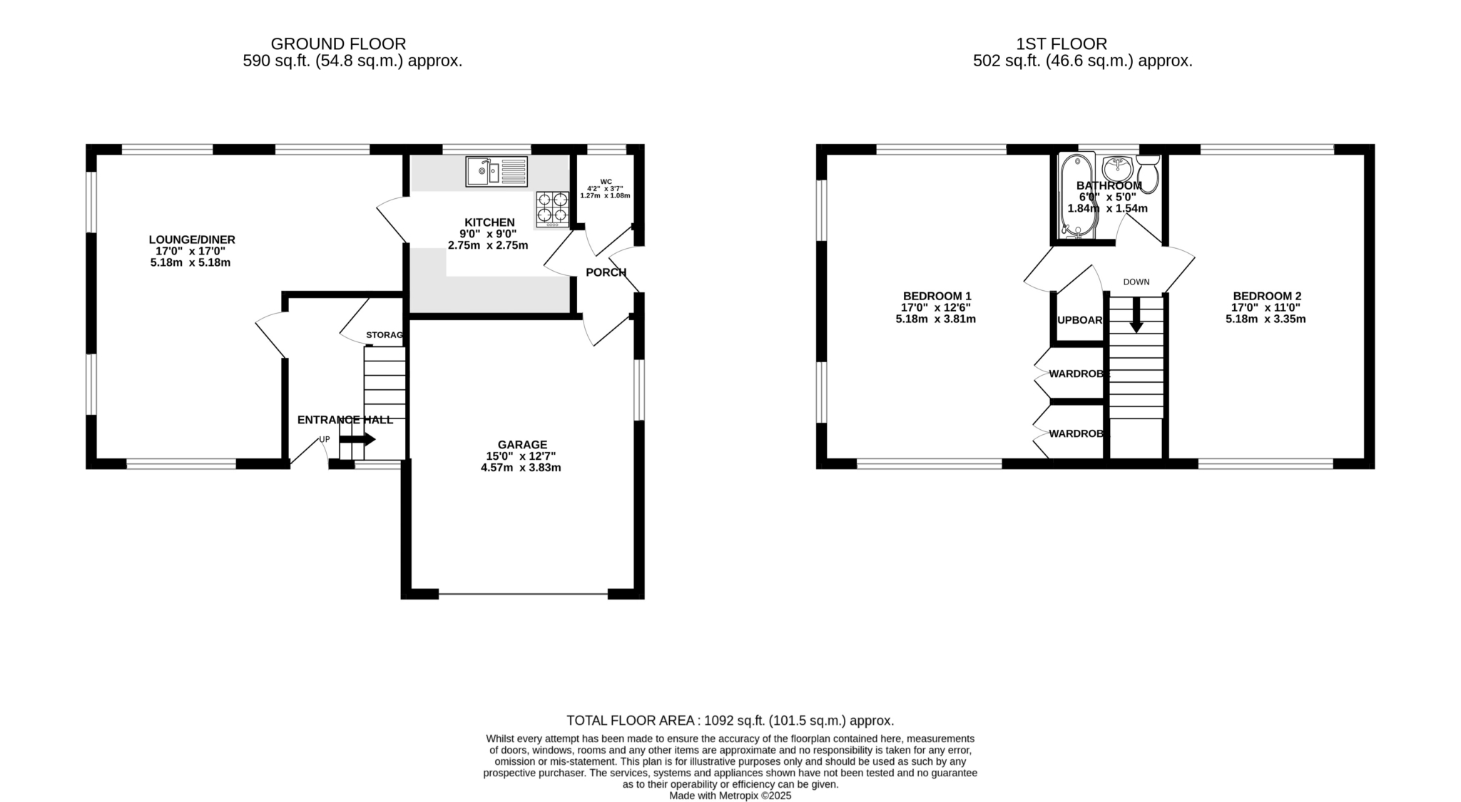 Floorplan — Crossag Villa, Ballasalla.