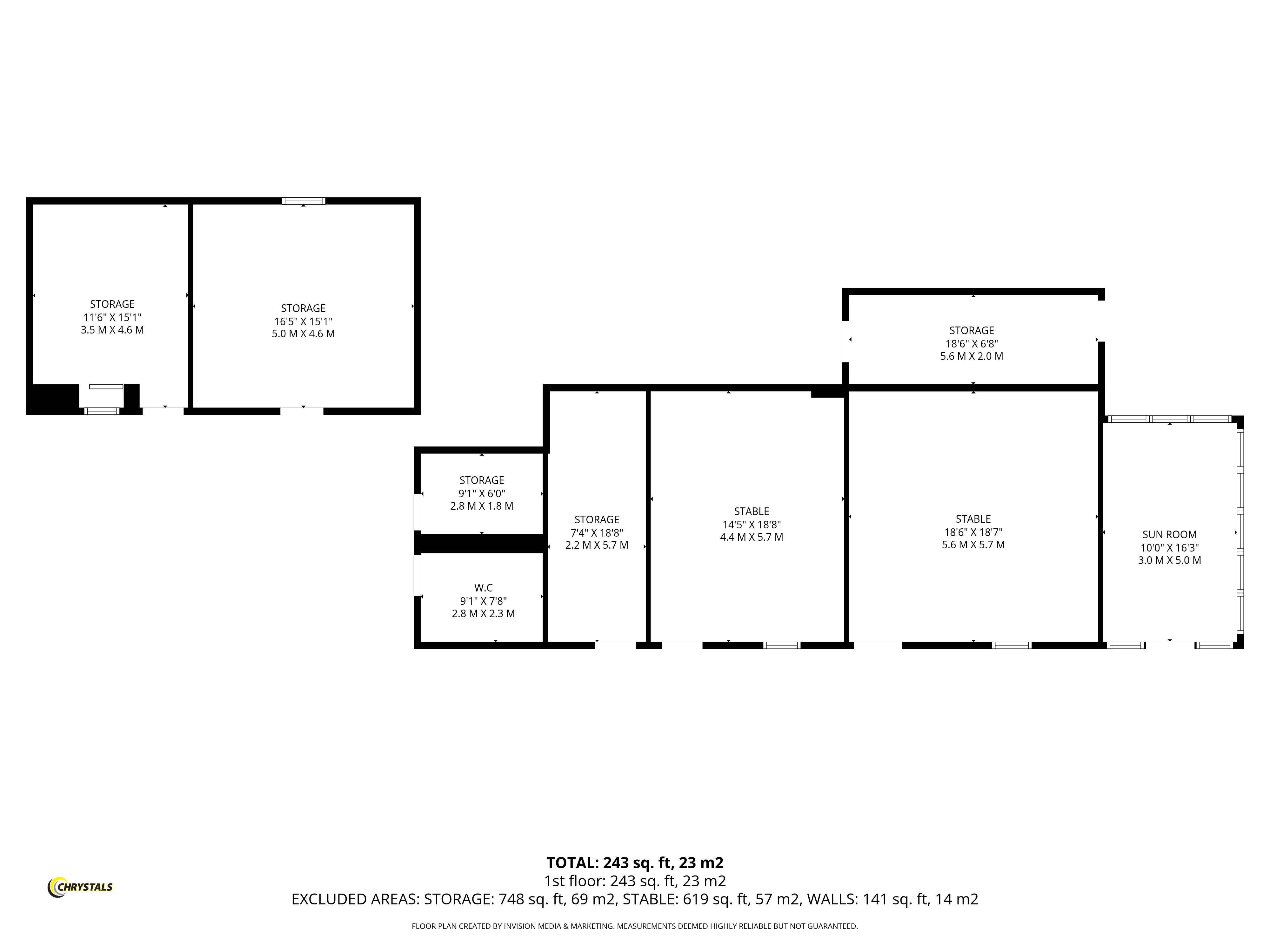 Floorplan — Ballacomish Farm Ronague, Arbory IM9 4HJ, Ballabeg. — Plan 2 of 2