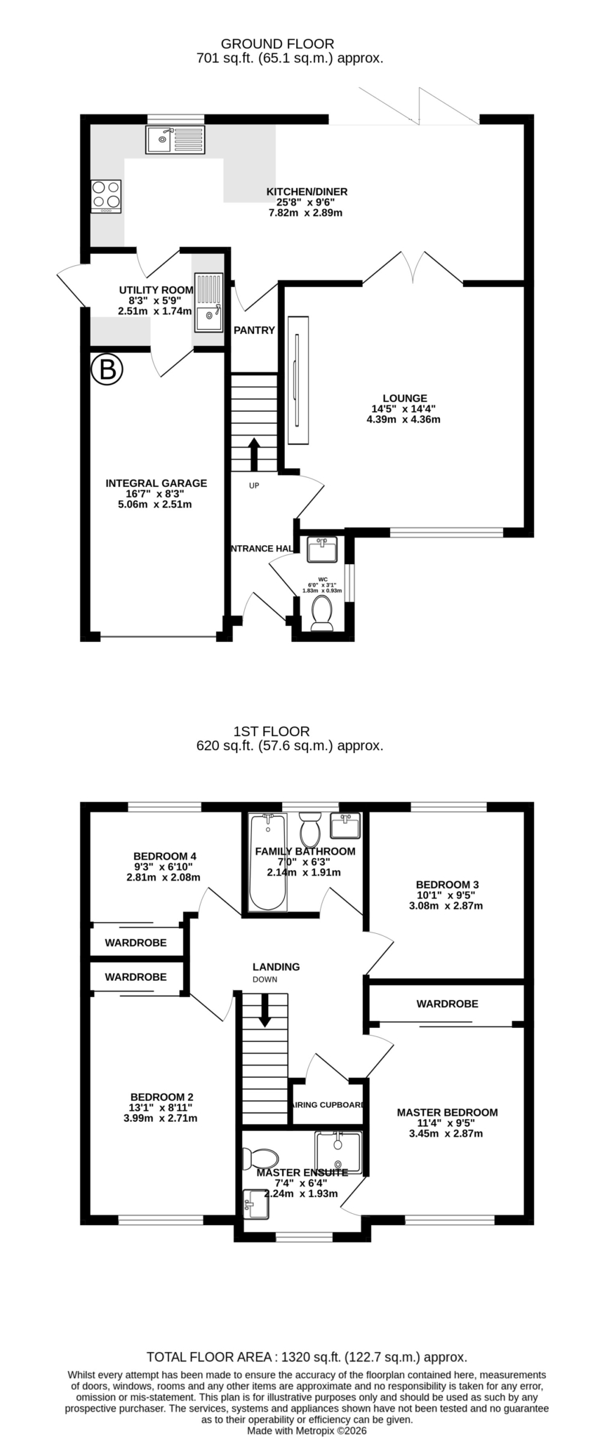Floorplan — 1 Meayll Drive, Ballakilley, Port St Mary.
