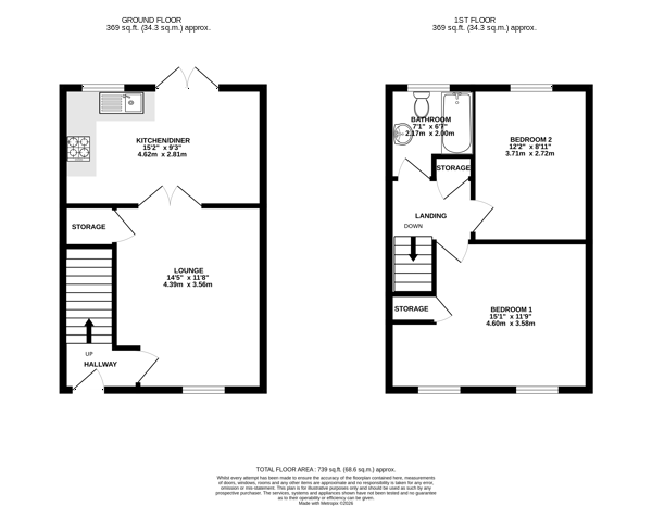 Floorplan — 23 Raad Bridjeen, Peel.