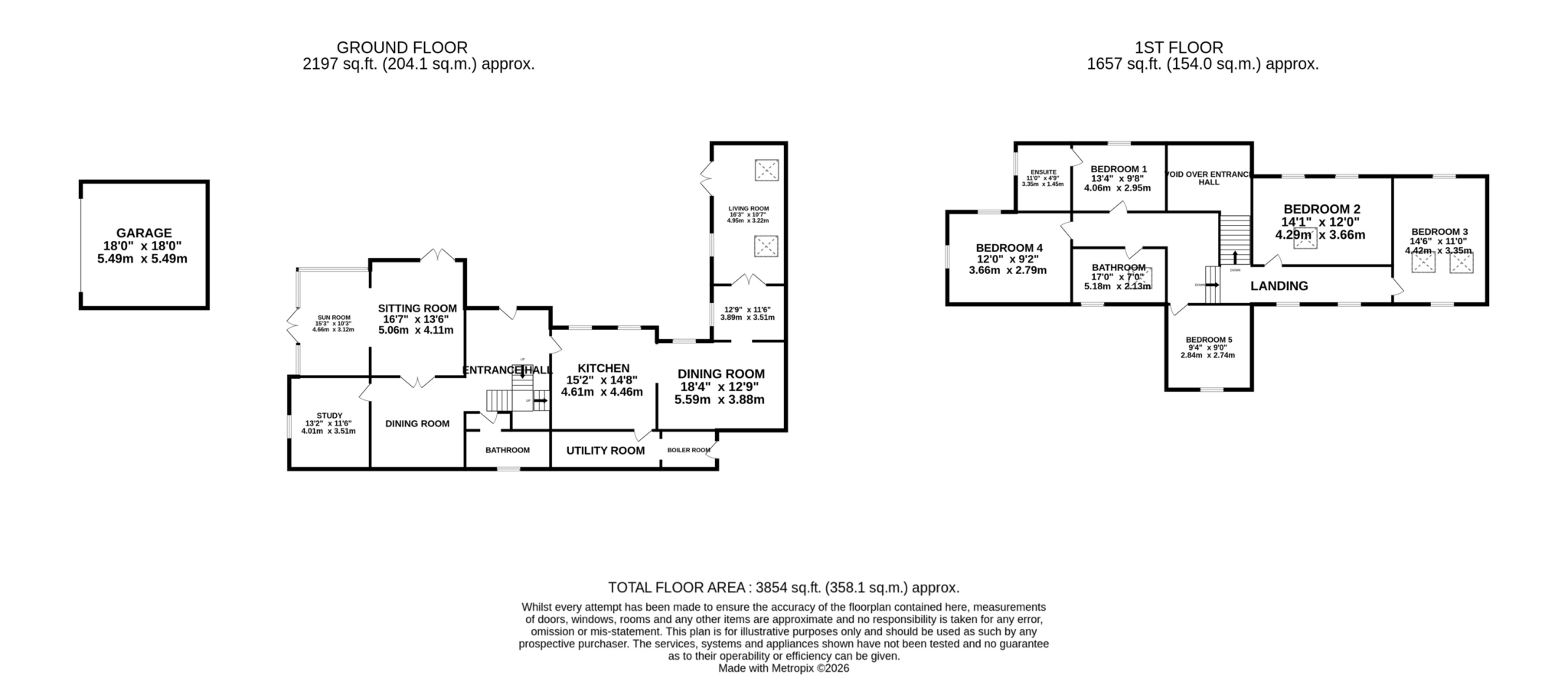 Floorplan — Mill House, Foxdale Road, St Johns.