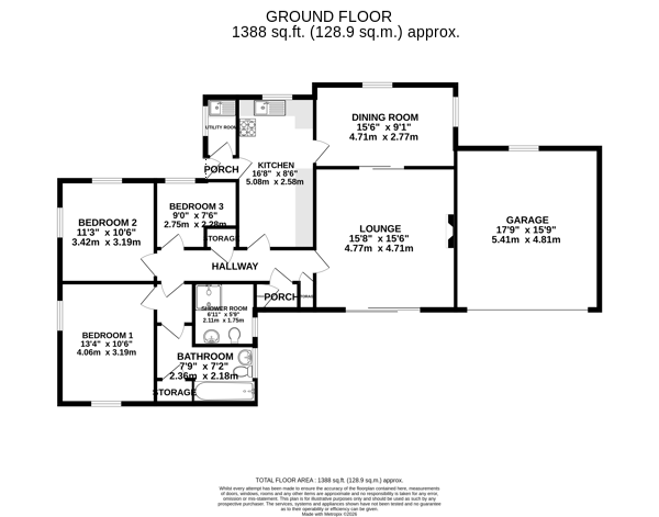 Floorplan — Grenaby, 1 Links Close, Peel.