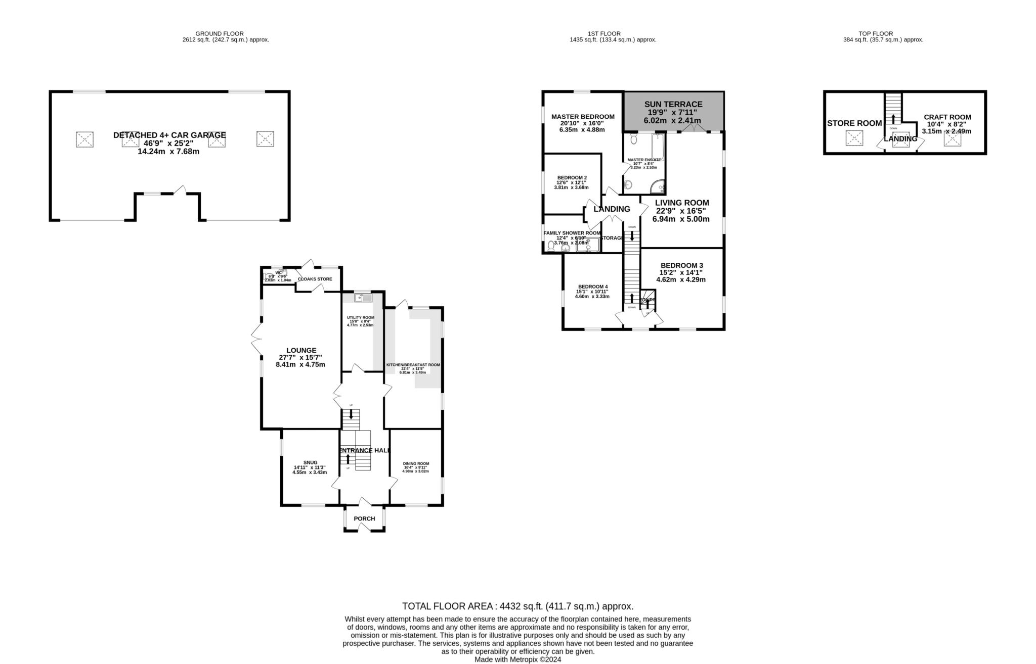 Floorplan — Kerrow Glass, Greeba, St Johns.