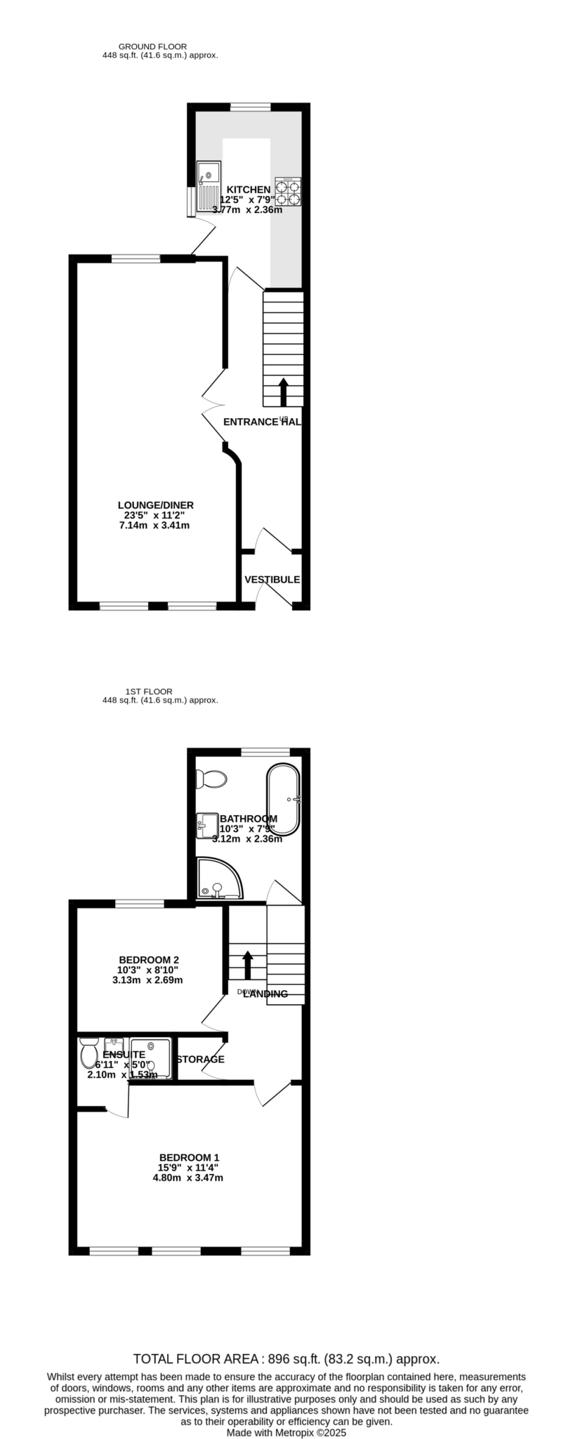 Floorplan — 9 Willow Terrace, Douglas.