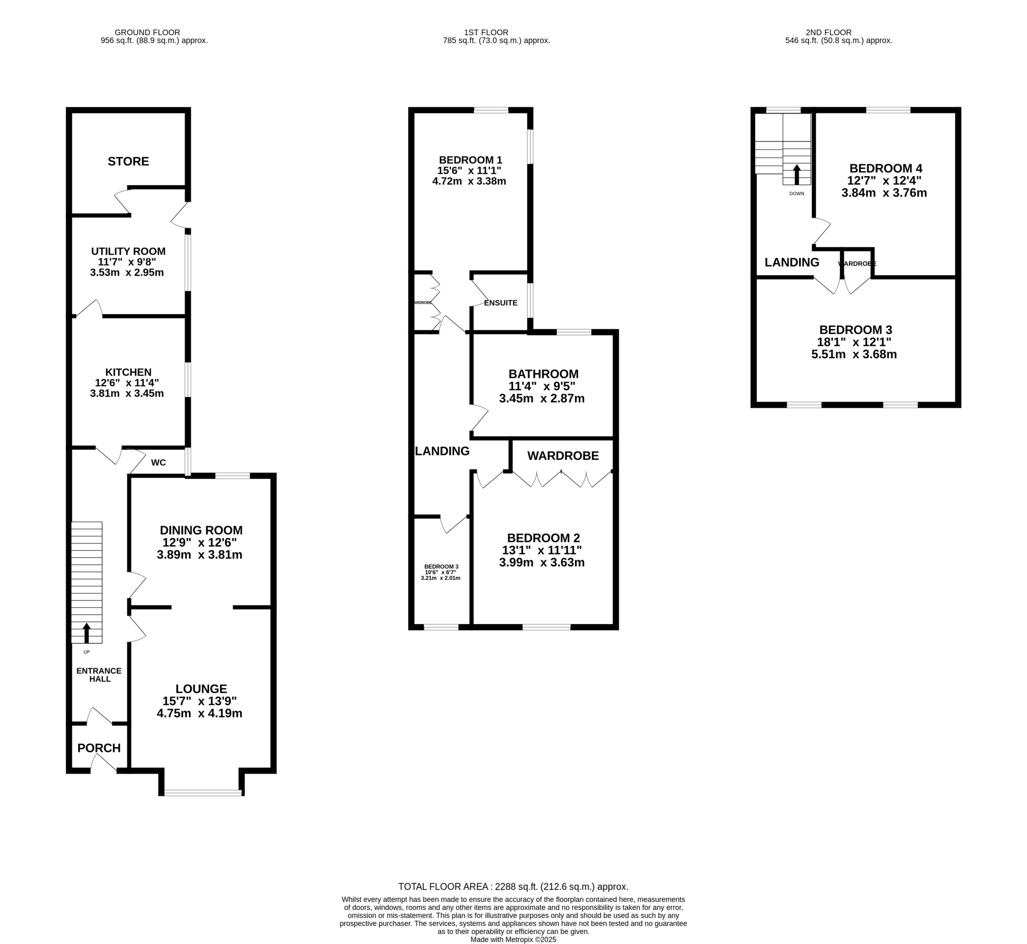 Floorplan — 14 Albany Street, Douglas.