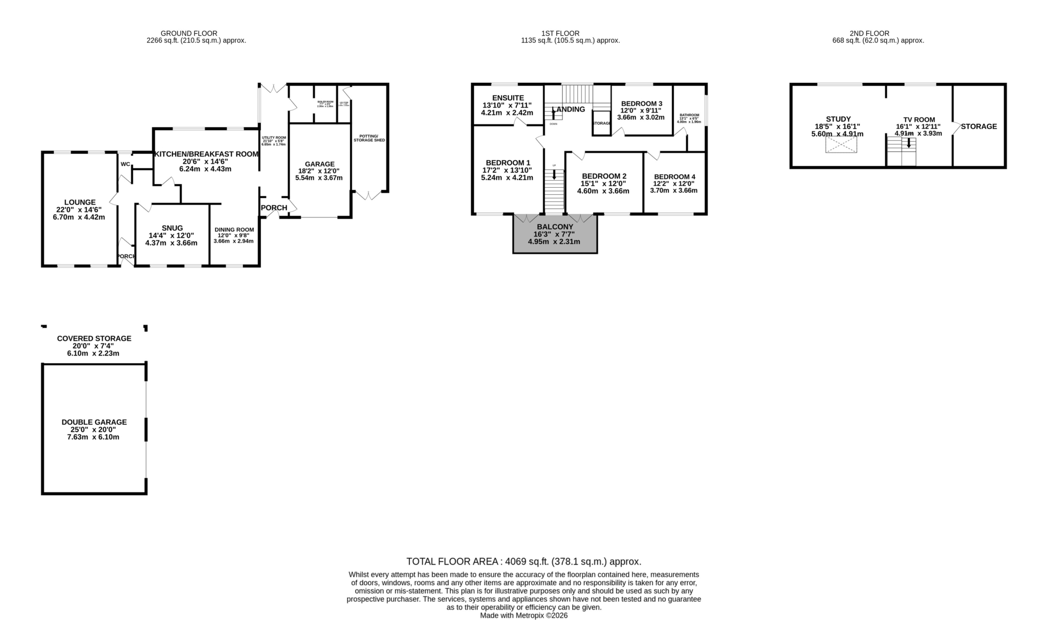 Floorplan — Woodlands, Ballagawne Road, Colby.