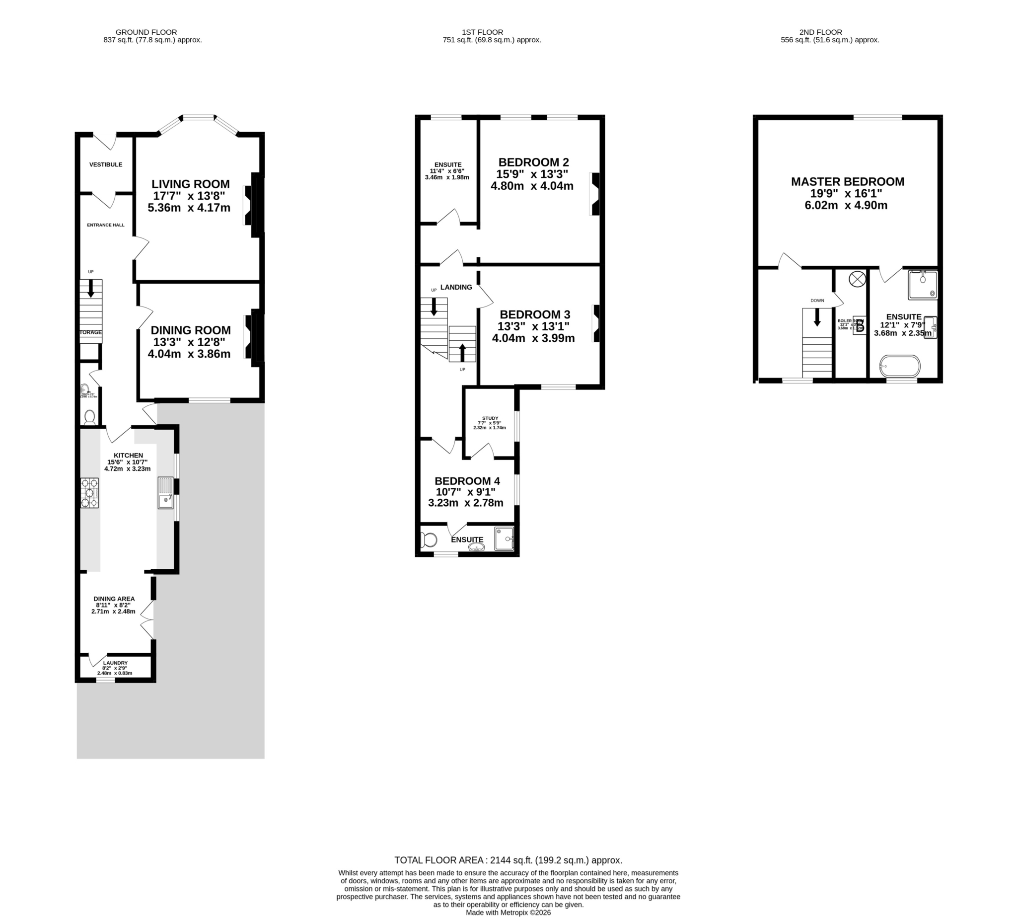 Floorplan — 7 Westminster Terrace, Douglas.