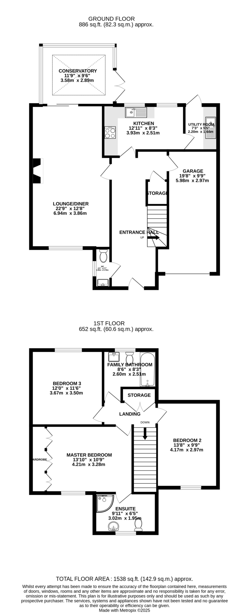 Floorplan — 14 Ard Reayrt, Ramsey Road, Laxey.