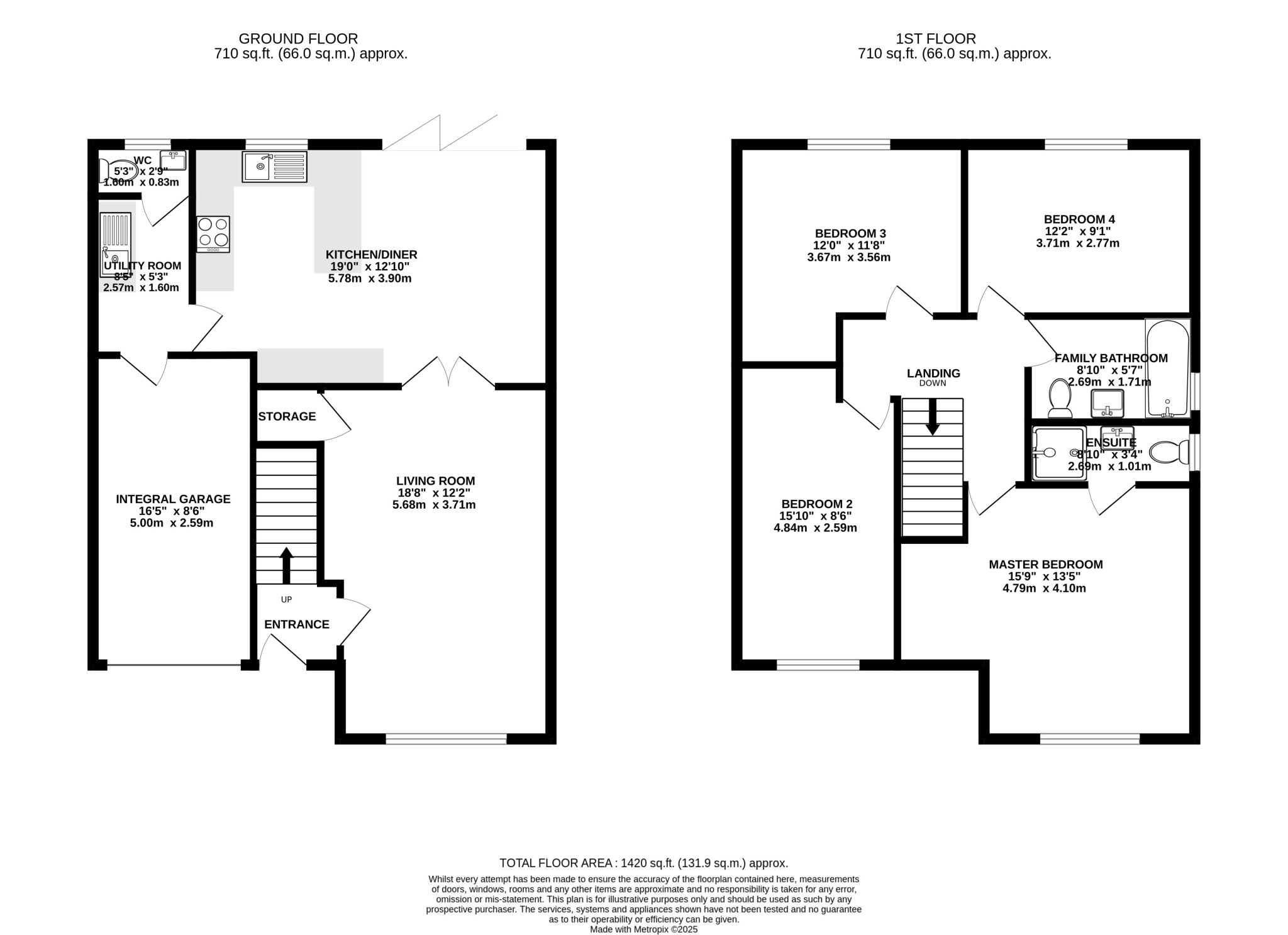 Floorplan — 2 Penny Lane, Crosby Meadows, Crosby.