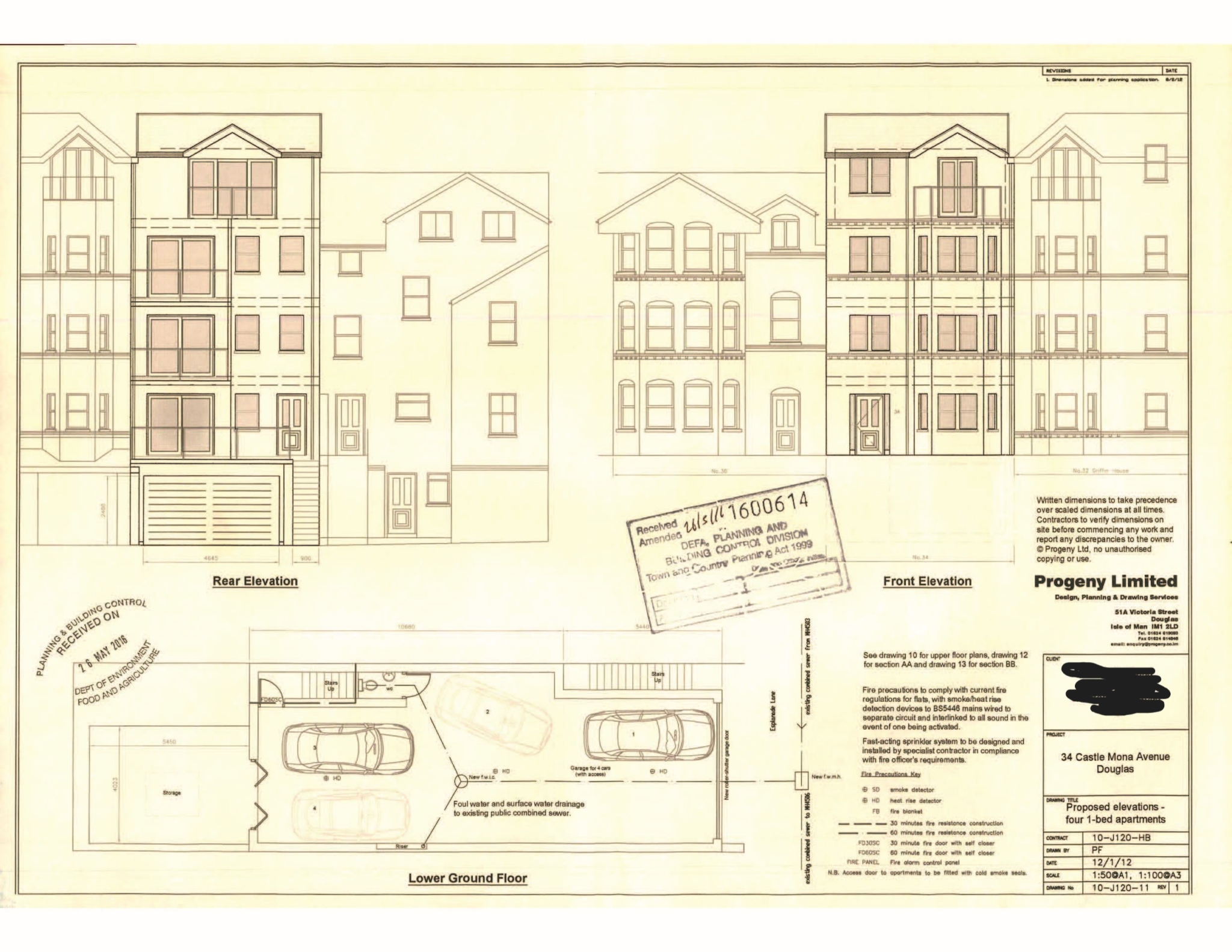 Floorplan — 34 Castlemona Avenue, Douglas. — Plan 2 of 2