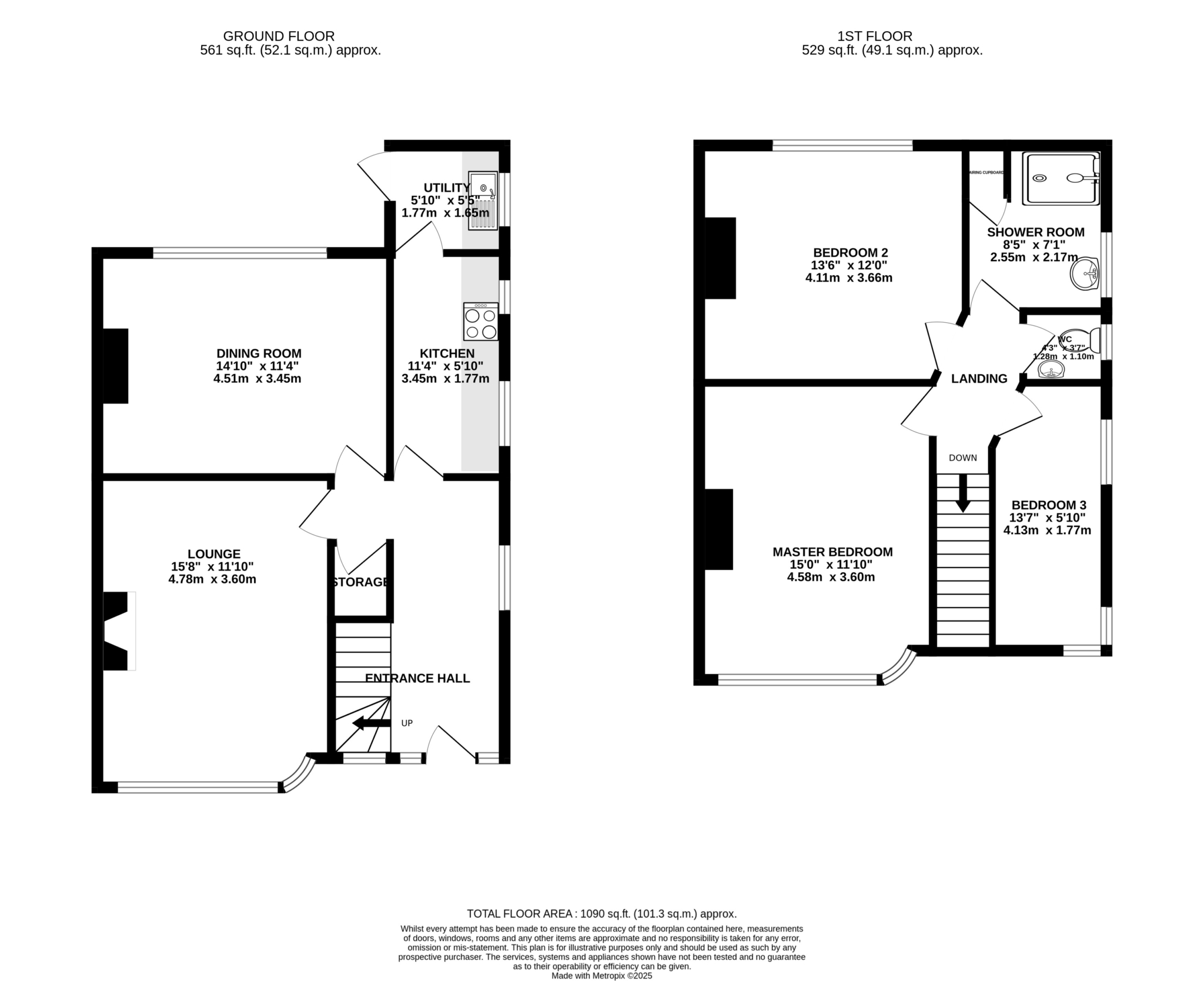 Floorplan — 13 St. Catherines Drive, Douglas.