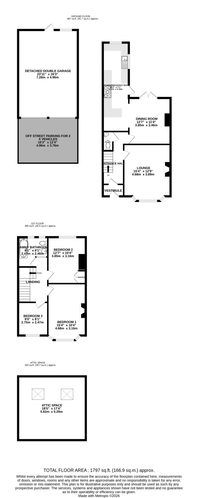 Floorplan — 17 Westminster Drive, Douglas.