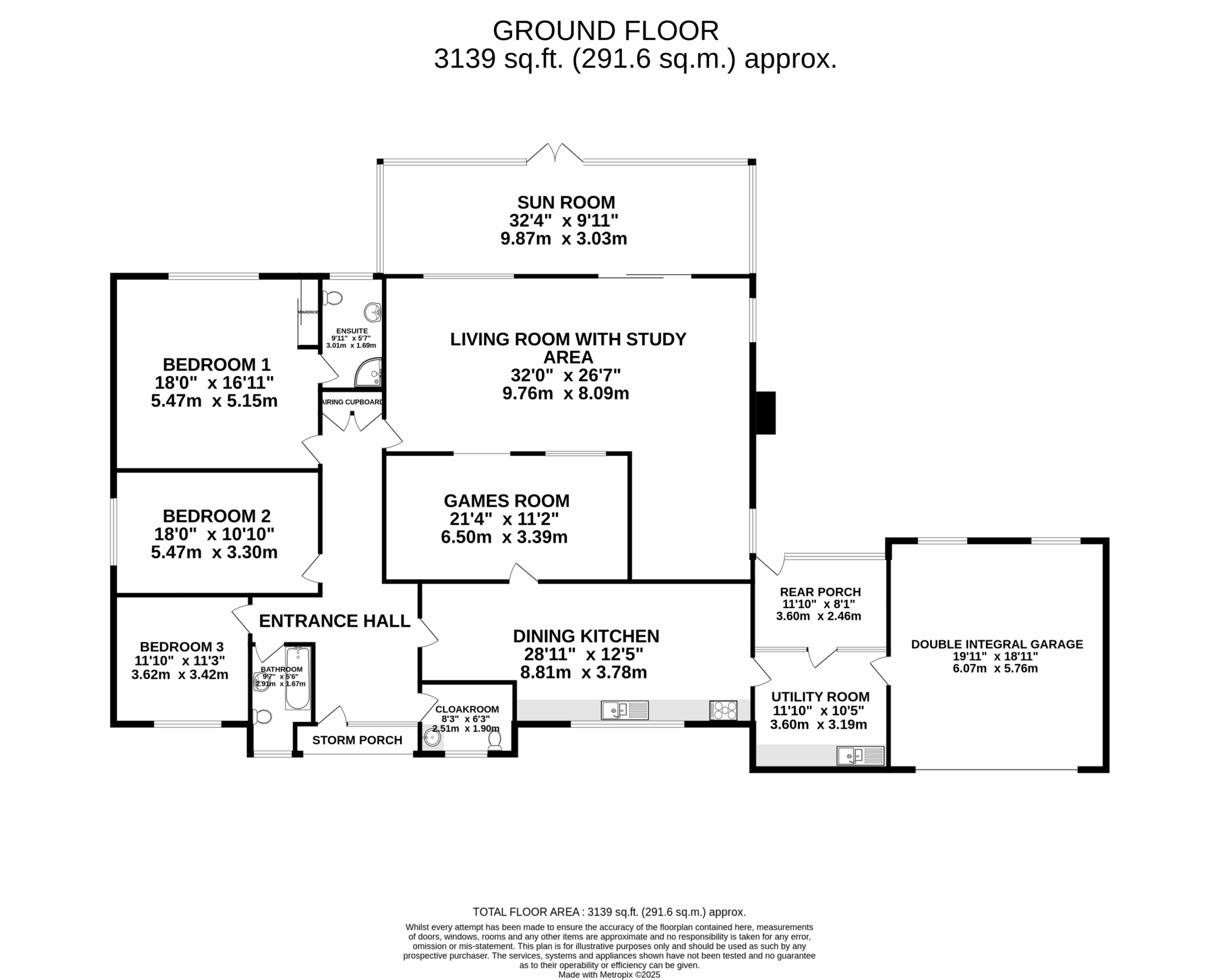 Floorplan — Driftwood, Dogmills, Ramsey.