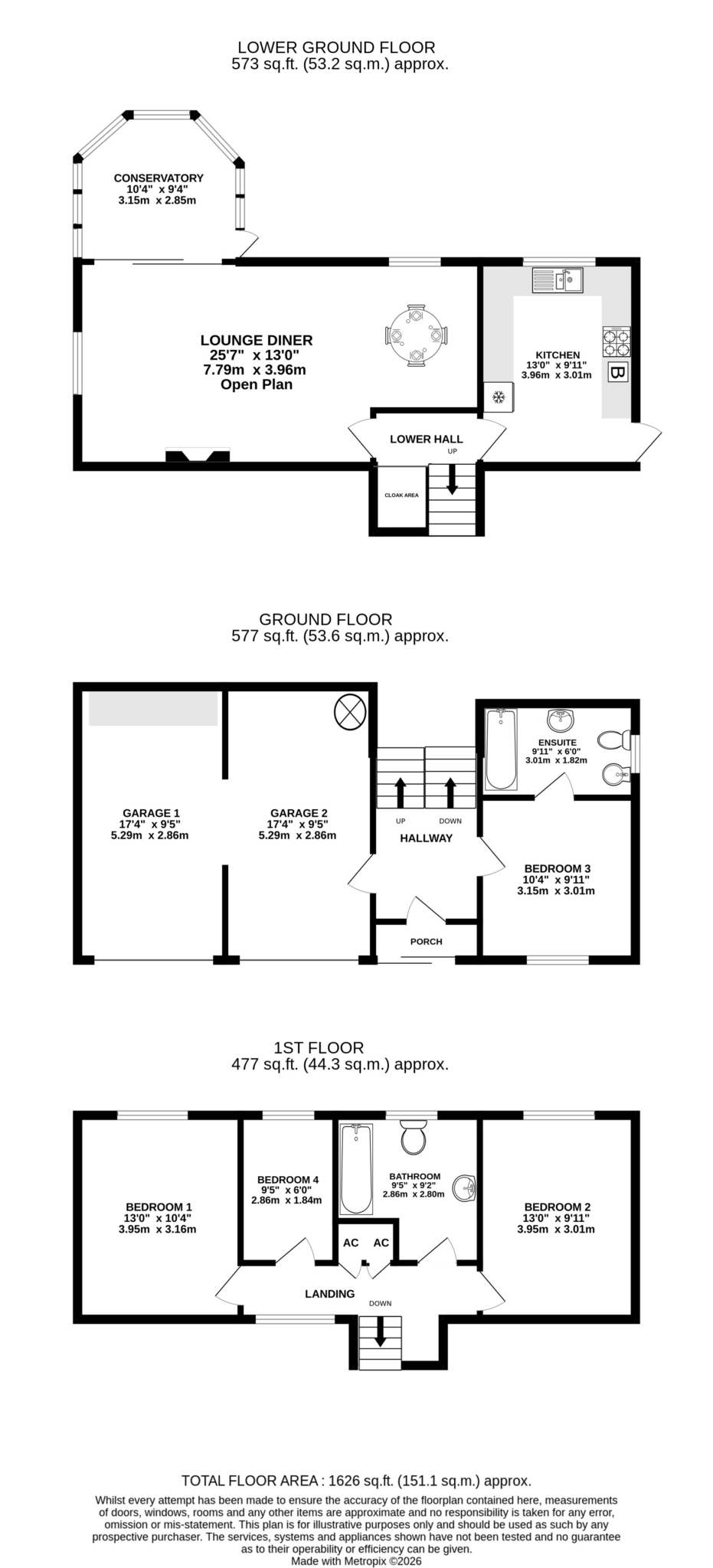 Floorplan — 11 Ballabridson Park, Ballasalla.