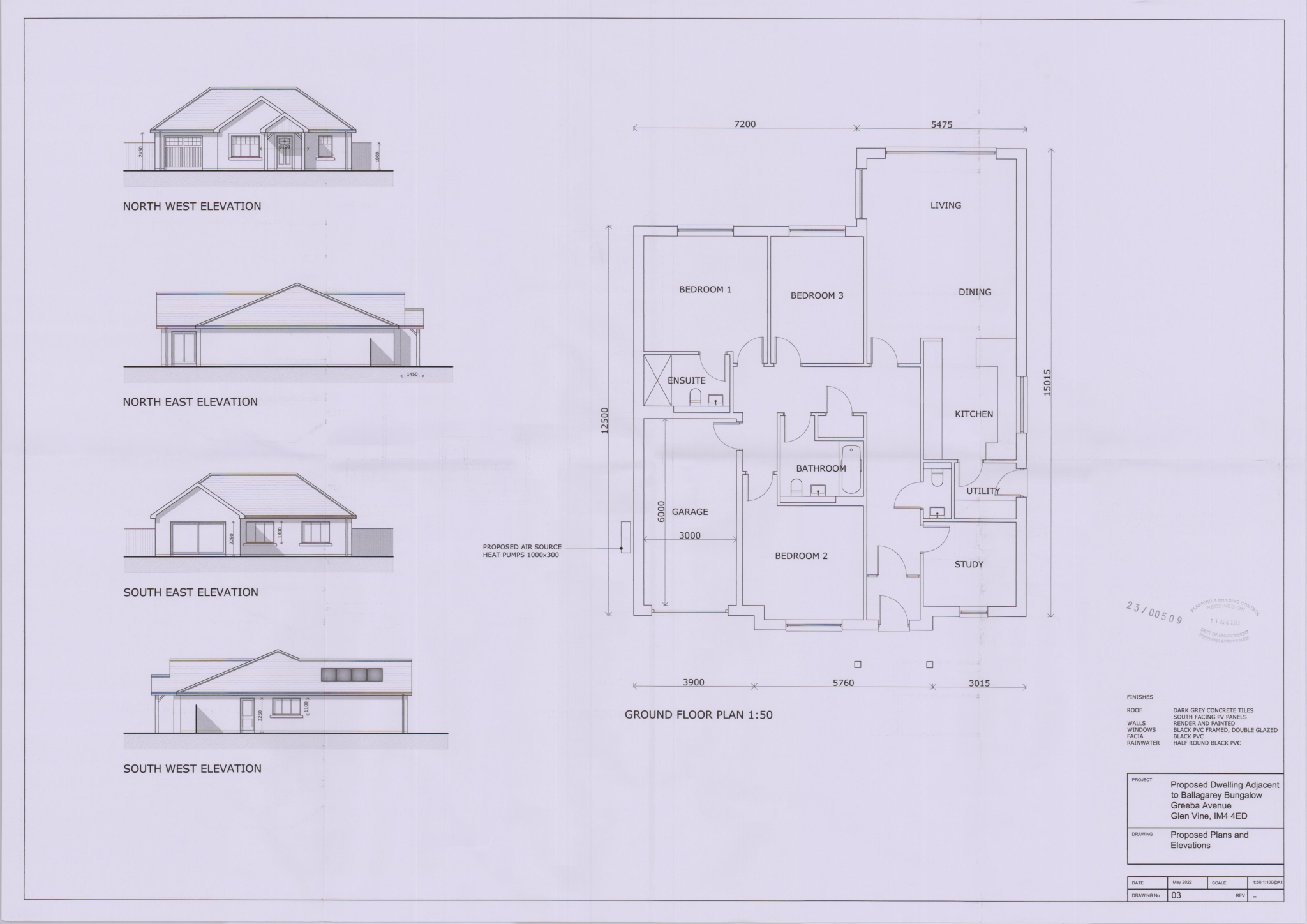 Floorplan — Residential Development Plot, Greeba Grove, Glen Vine.