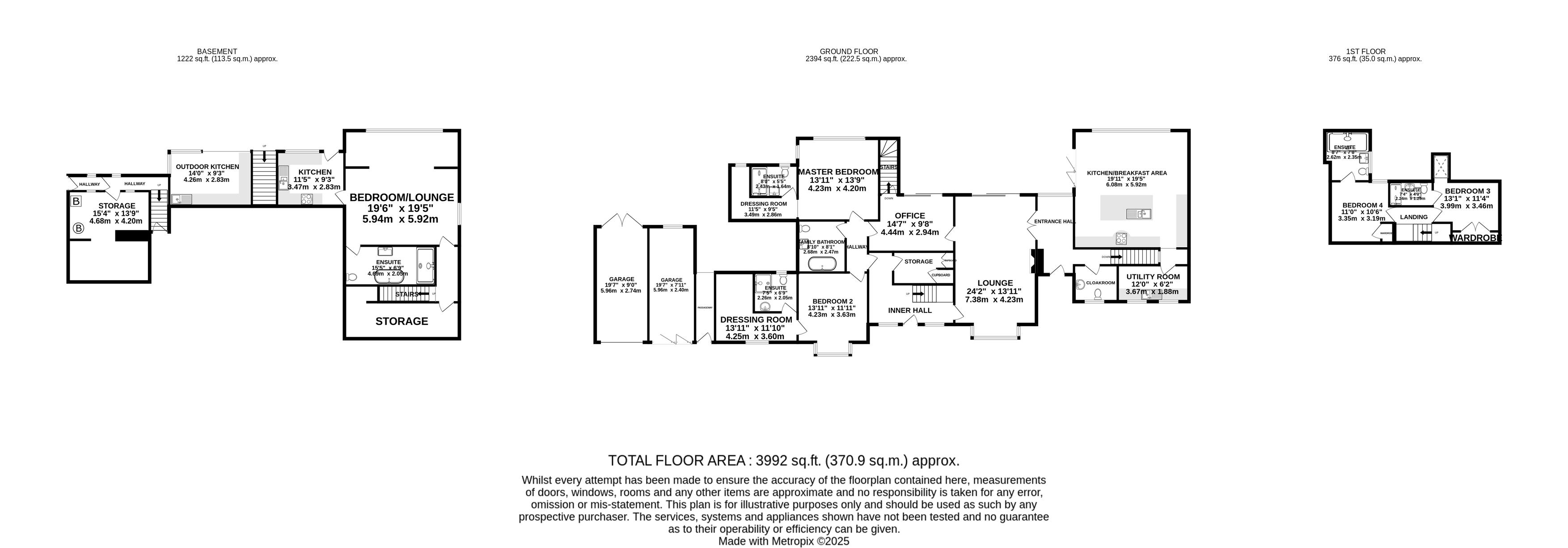 Floorplan — Twisted Chimneys, Main Road, Glen Vine IM4 4BQ.