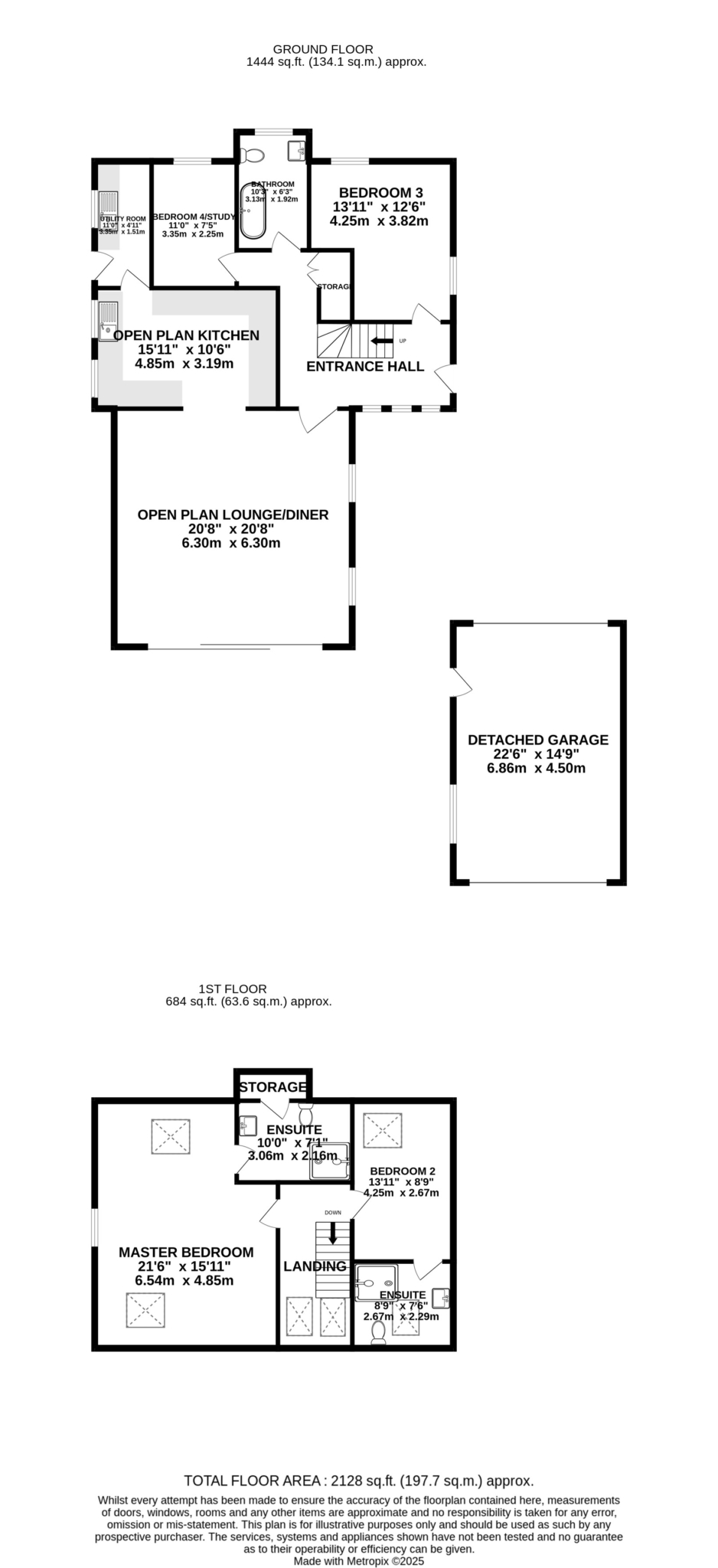 Floorplan — Wren House, Main Road, Sulby.