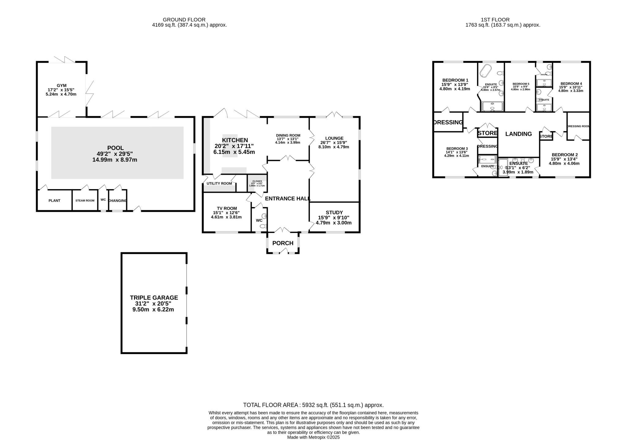 Floorplan — Kingsley Manor, Ballanard Woods, Douglas.