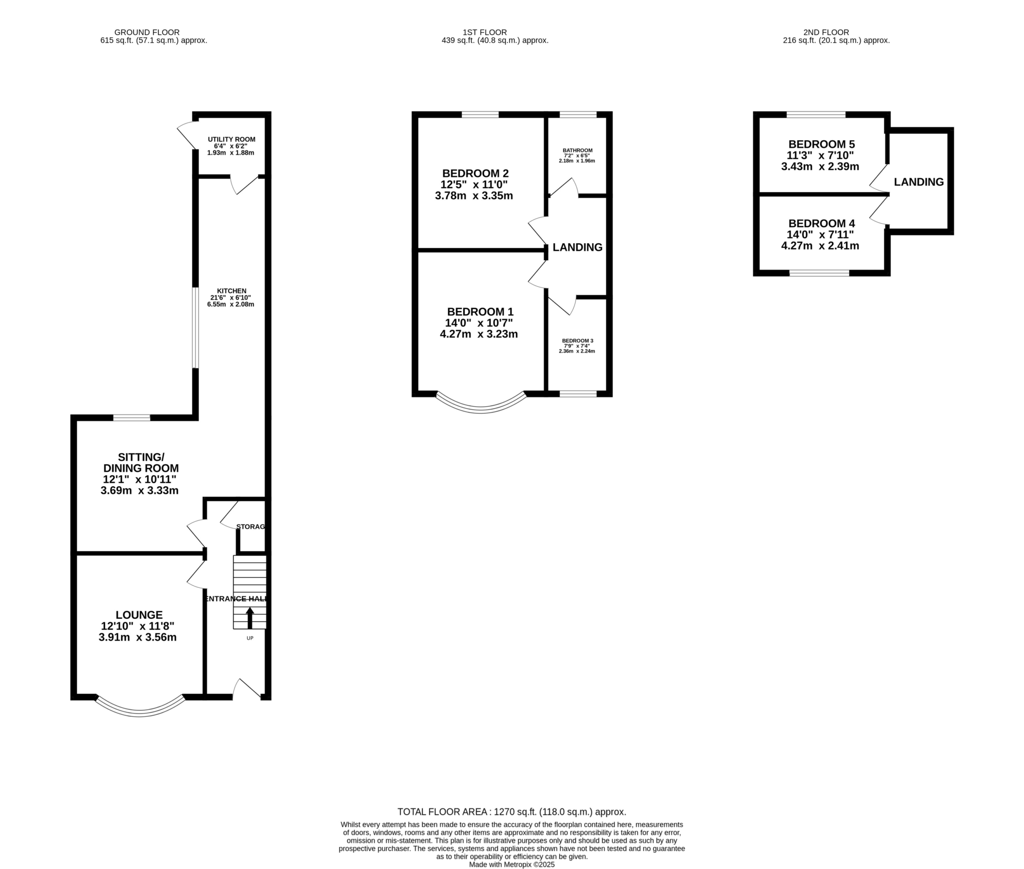Floorplan — 19 Victoria Terrace, Douglas.